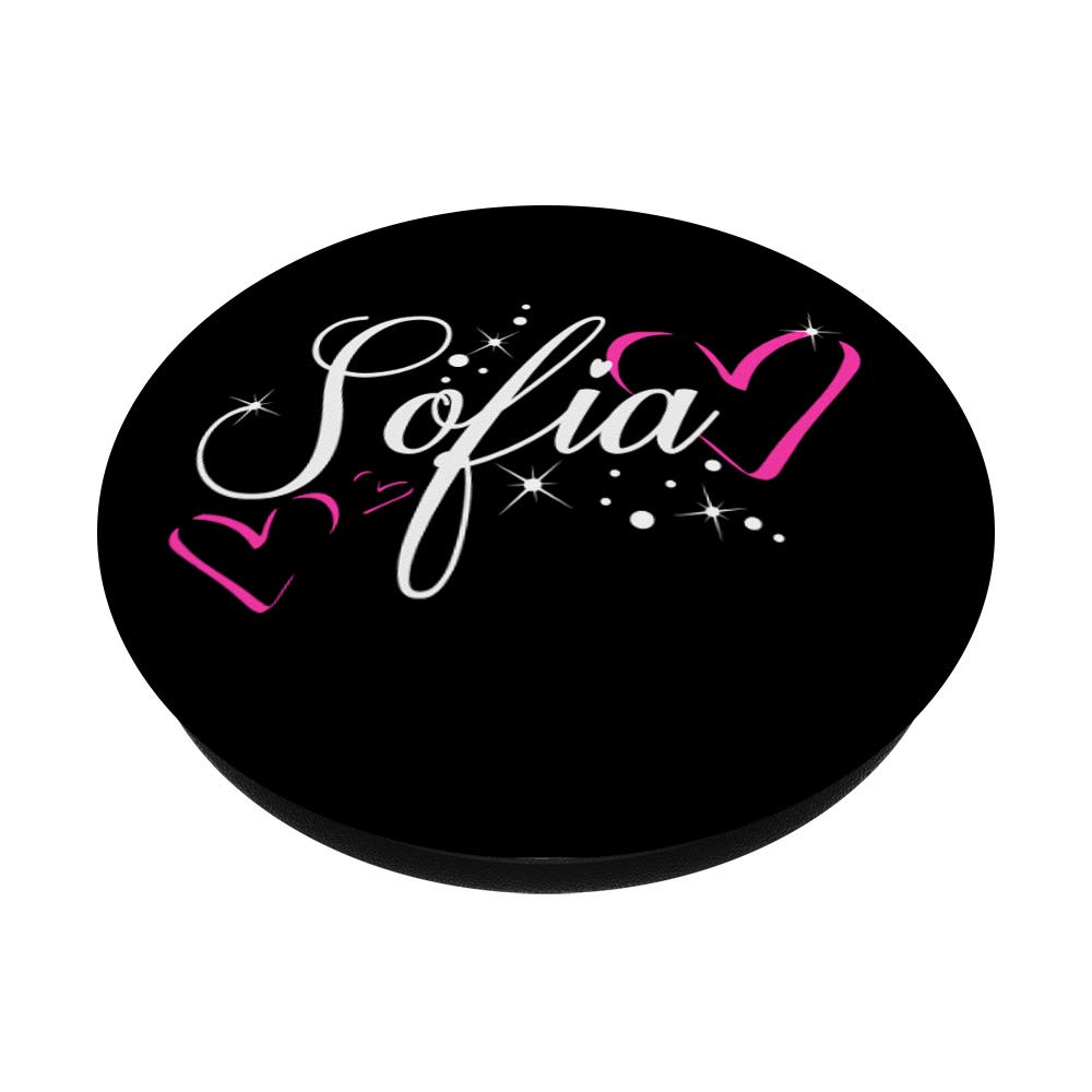 Custom Sofia Name Calligraphy Art - Elegant Hand Lettering with Hearts - Perfect for Wall Decor, Gifts, and Nursery Room