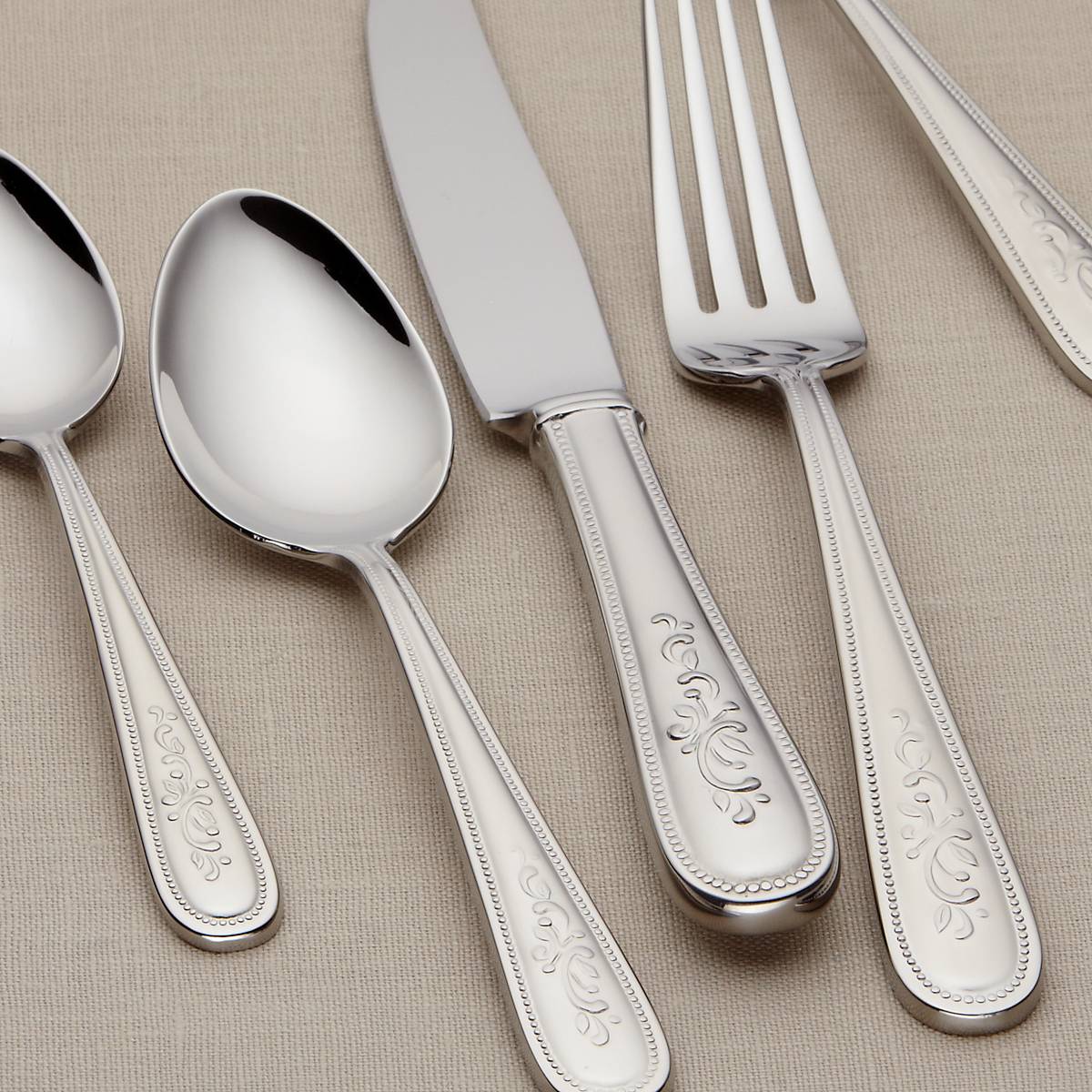 Opal Innocence 5-Piece Dinnerware Set - Elegant Bone China Plates, Bowls & Cups - Perfect for Formal Dining, Wedding Registry & Special Occasions