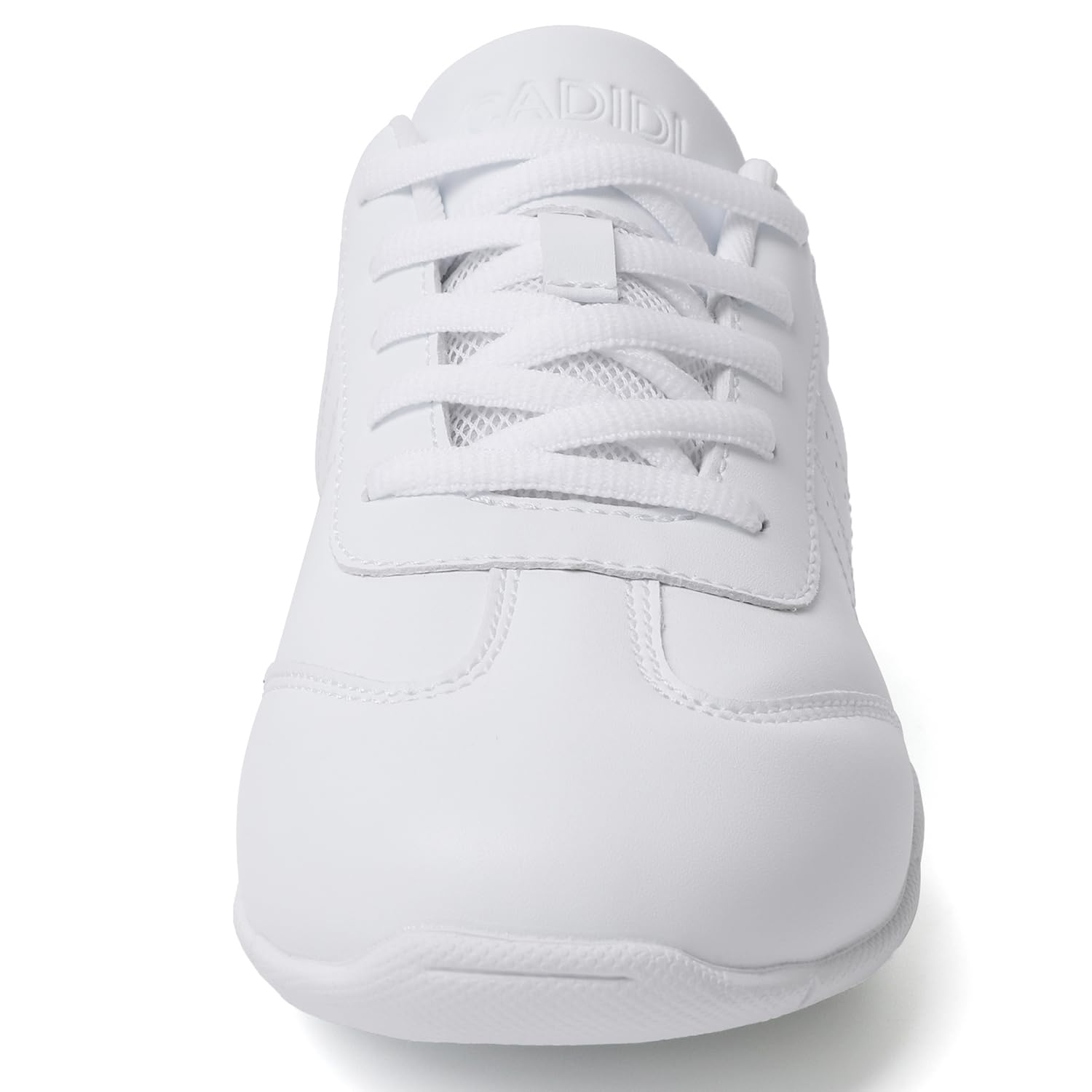Women's White Cheerleading Shoes - Athletic Dance Sneakers for Girls, Comfortable Flats for Tennis & Walking - Perfect for Cheer Practice, Dance Classes & Casual Wear