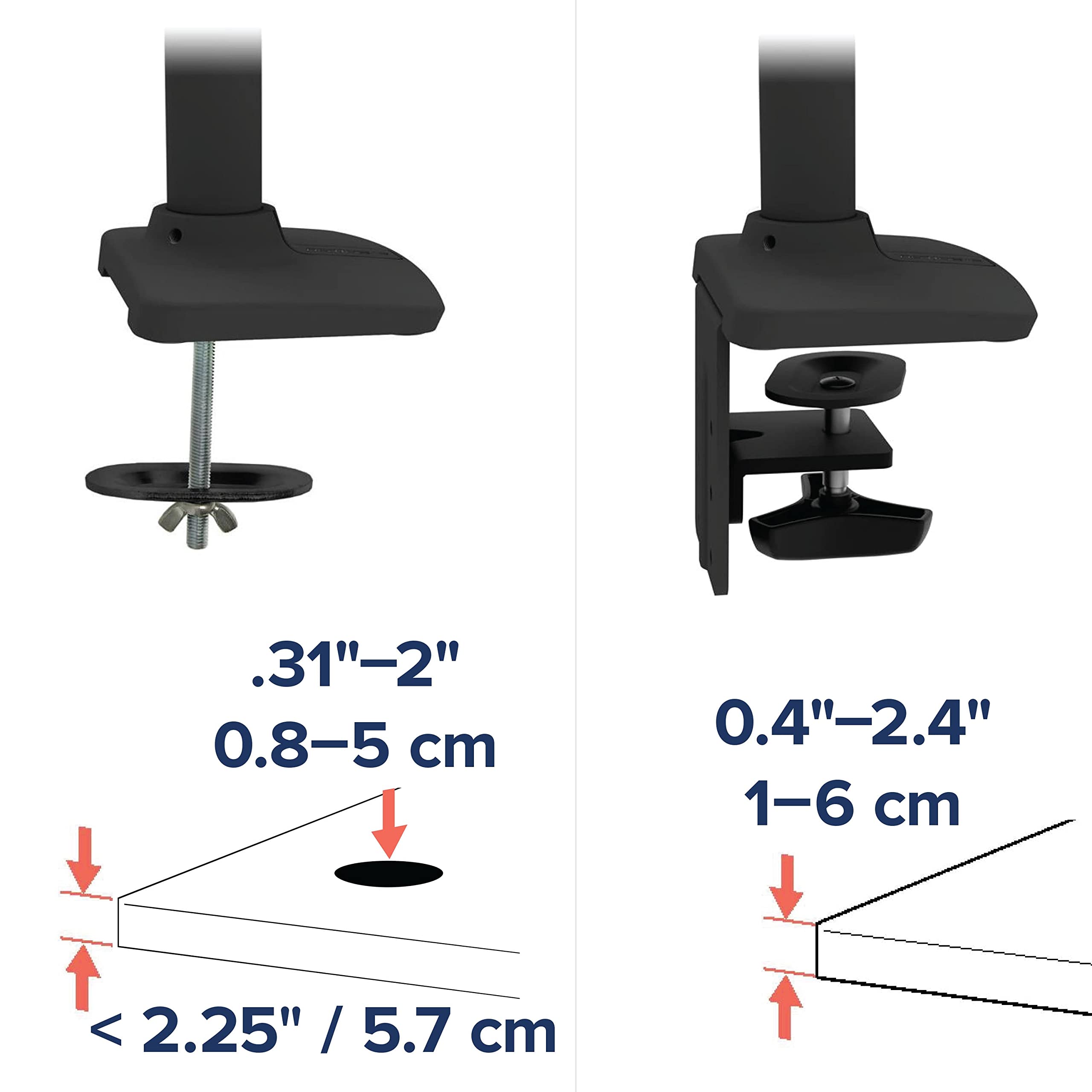 Ergotron LX Single Monitor Arm - Adjustable Desk Mount for 34