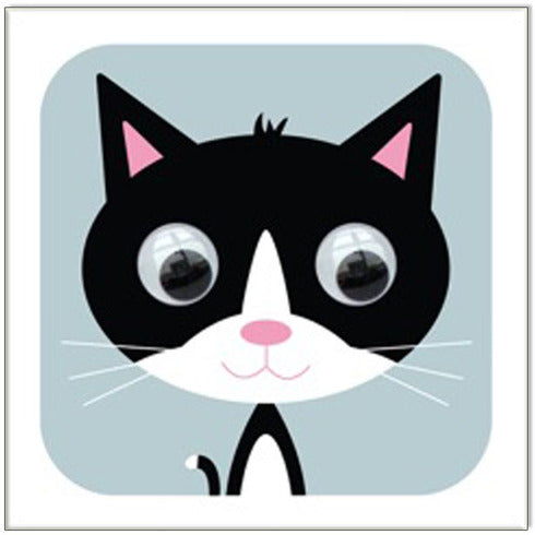 Funny Googly Eyes Kitten Karl Greeting Card - Cute Cat Birthday Card for Friends & Family - Perfect for Birthdays, Anniversaries & Special Occasions
