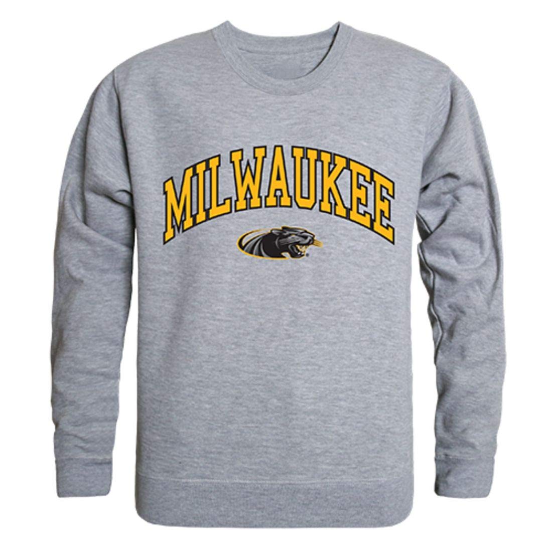 UW University of Wisconsin Milwaukee Campus Crewneck Sweatshirt - Comfortable Pullover Sweater for Men & Women (Black) - Perfect for College Spirit Wear, Game Days & Casual Outfits