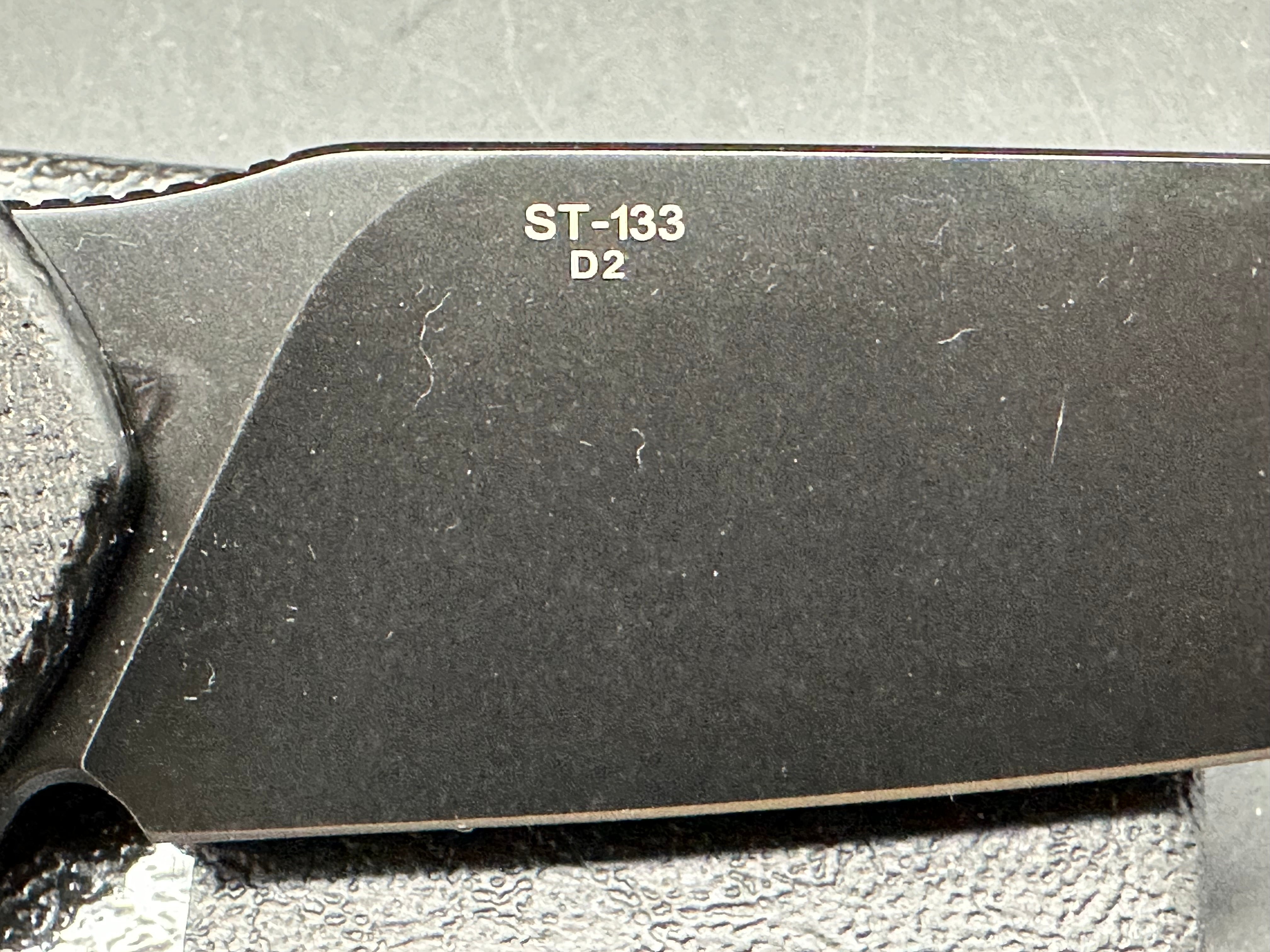 Sitivien ST133 Folding Pocket Knife - D2 Steel Blade, Micarta Handle - EDC, Camping, Hunting & Outdoor Survival Tool
