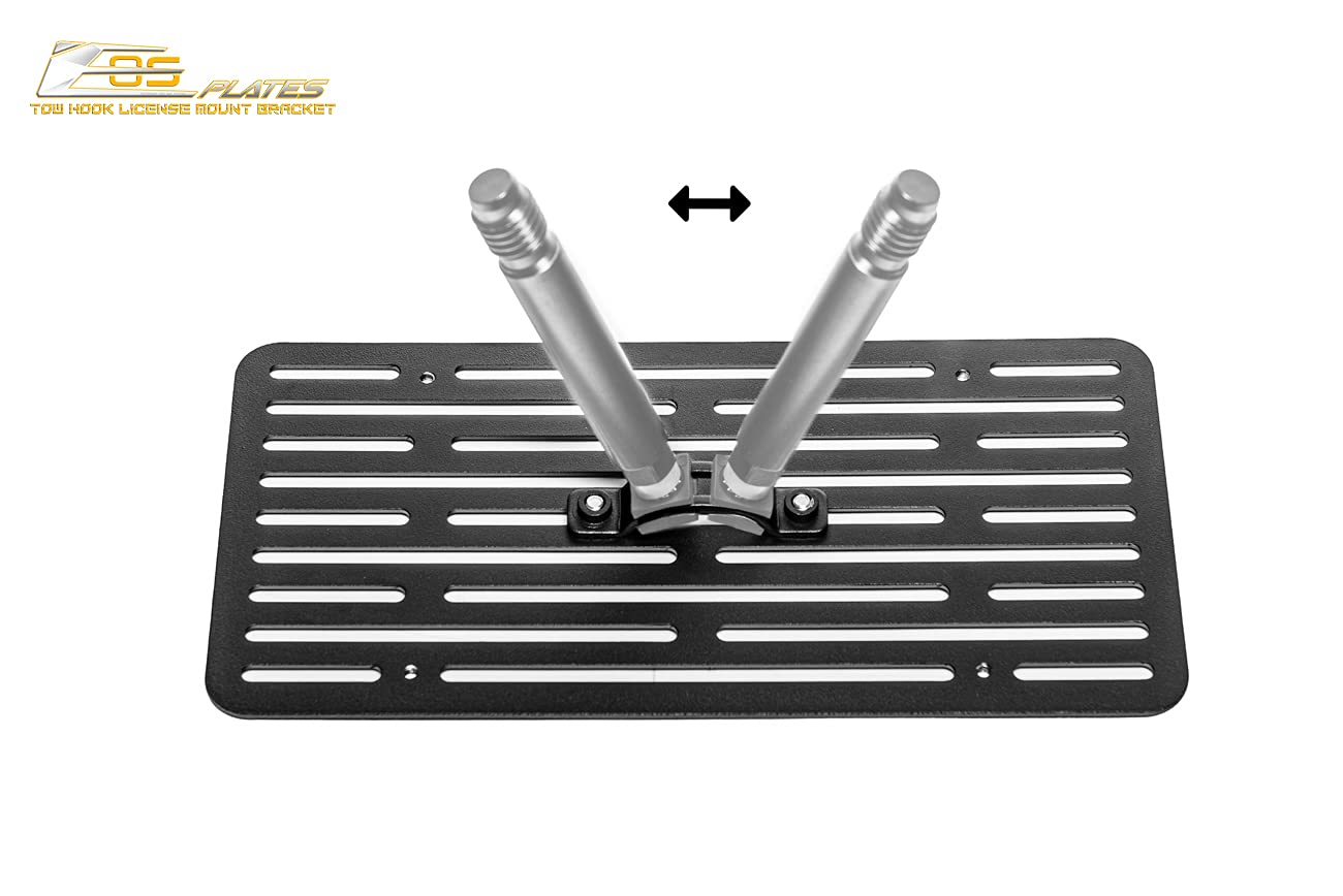2017-Present Audi R8 Front Bumper Tow Hook License Plate Relocator Bracket - EOS Version 2 (Full Size) | Perfect for Track Days & Car Shows | Extreme Online Store Replacement Part