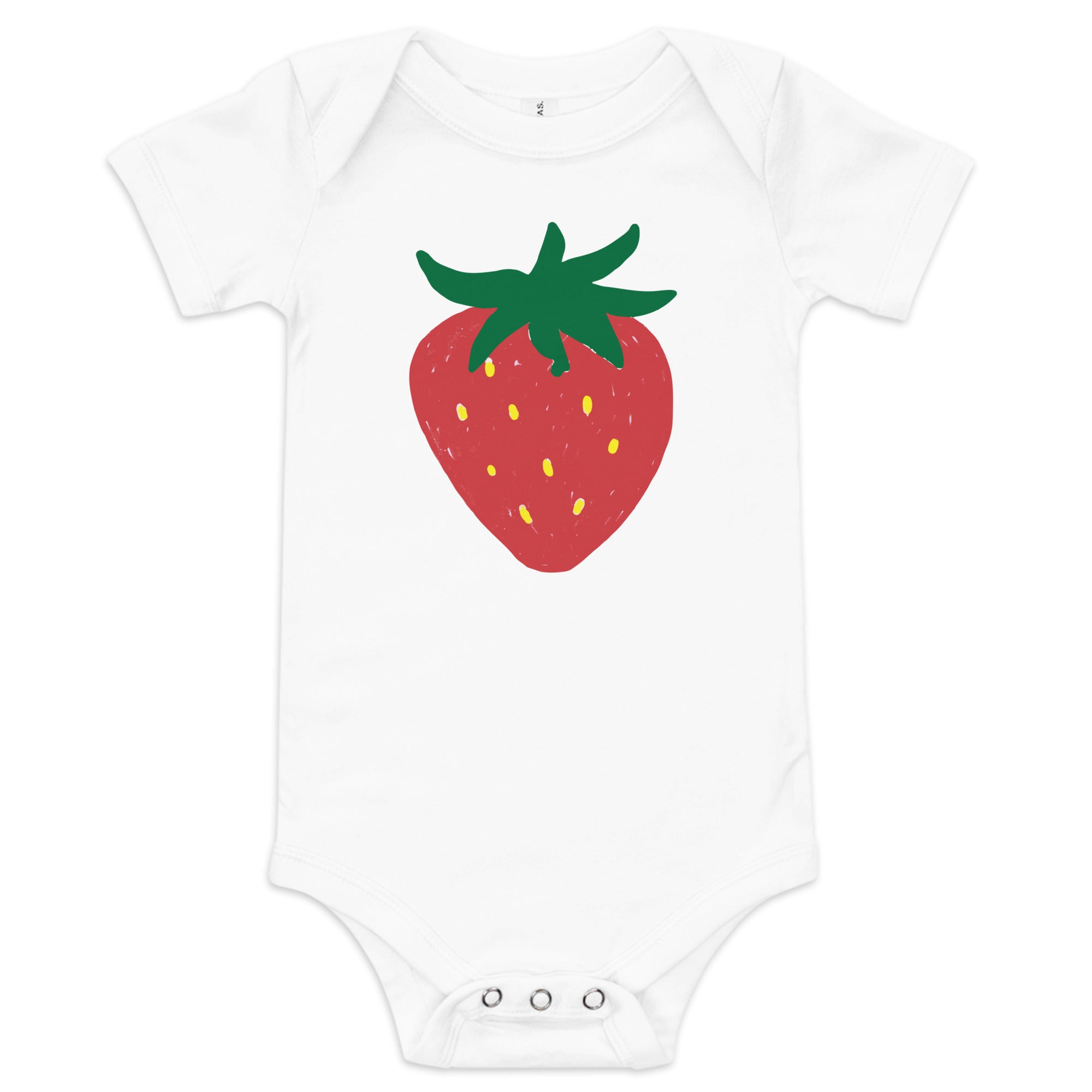 Adorable Strawberry Baby Onesie - 100% Cotton Cute Infant Bodysuit for Newborns & Toddlers - Perfect for Playtime, Photo Shoots & Special Occasions