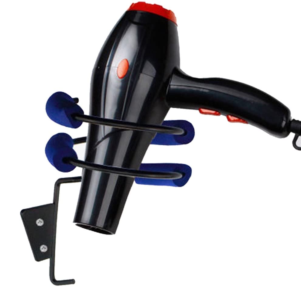 Sweetpea Fx Hair Dryer Holder - Wall Mounted Blow Dryer Organizer & Spiral Styling Stand for Bathroom, Salon, or Home Use