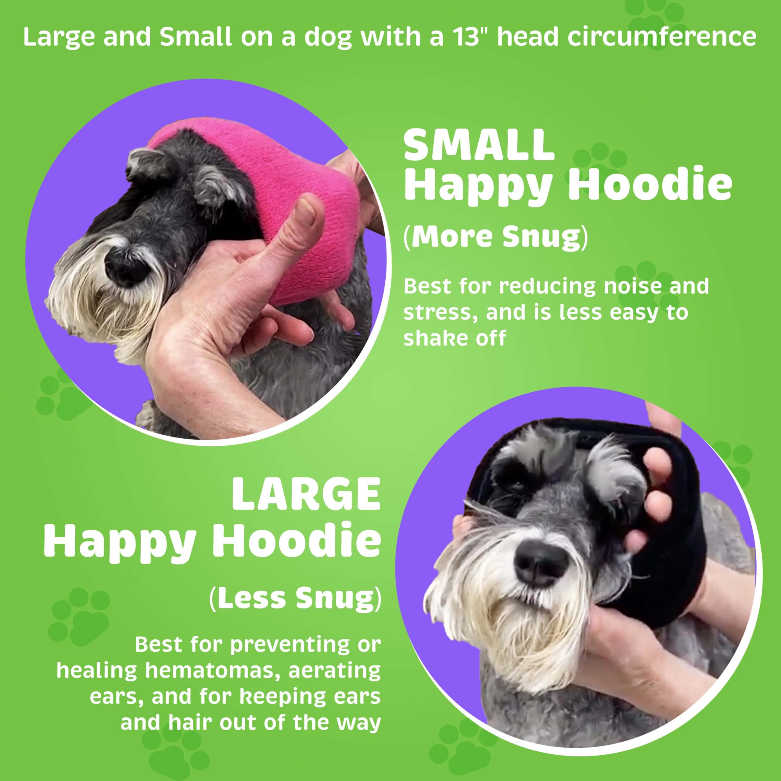 Happy Hoodie The Original Calming Band for Dogs & Cats - Anxiety Relief & Noise Canceling for Fireworks, Thunderstorms, Grooming - Dog Calming Aid Since 2008 (X-Large, Blue) - Perfect for Vet Visits, Travel & Stressful Situations