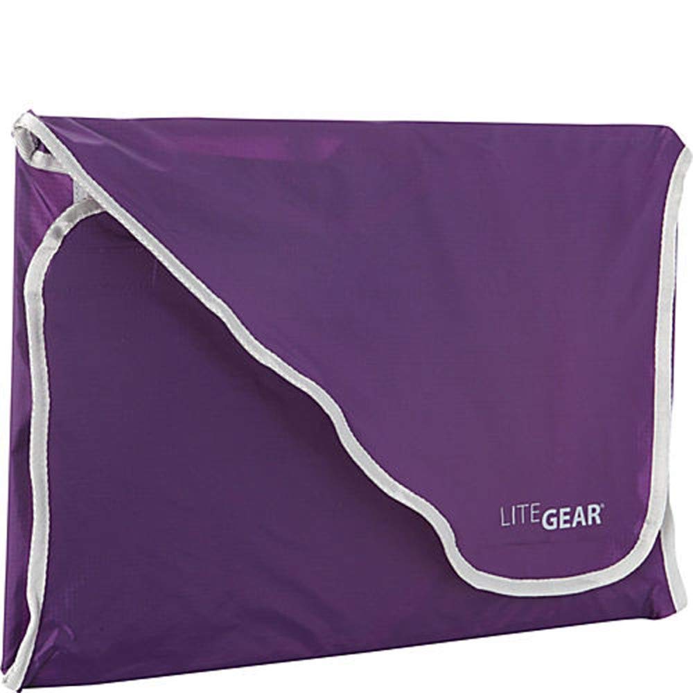 LiteGear Fold & Go Clothing Folder - Portable Travel Clothes Organizer (Purple) | Perfect for Packing Suitcases, Closet Storage & Laundry Organization