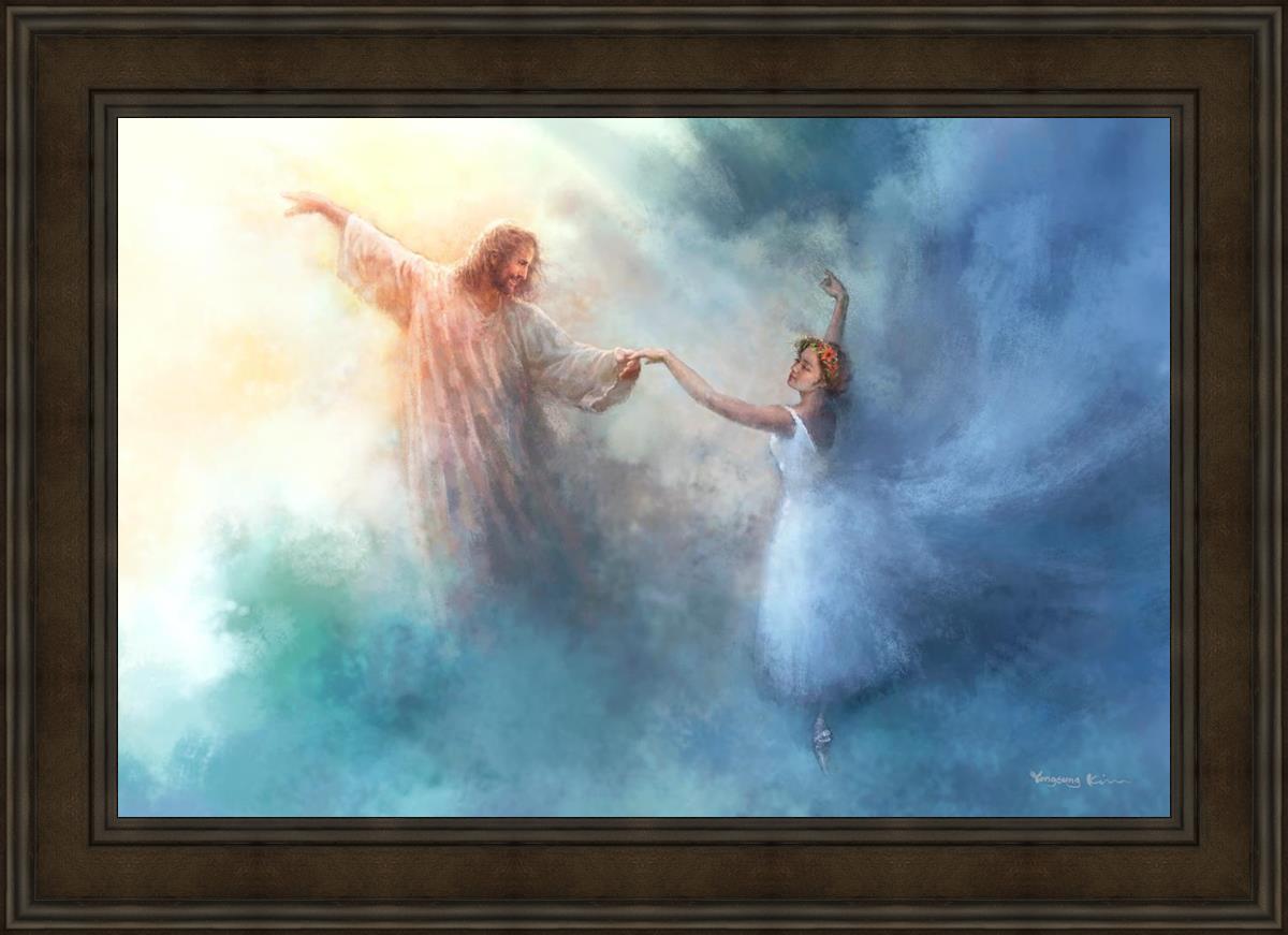 A Pas De Deux By Yongsung Kim - Ballet Dance Art Print - Elegant Wall Decor for Home, Office & Dance Studios