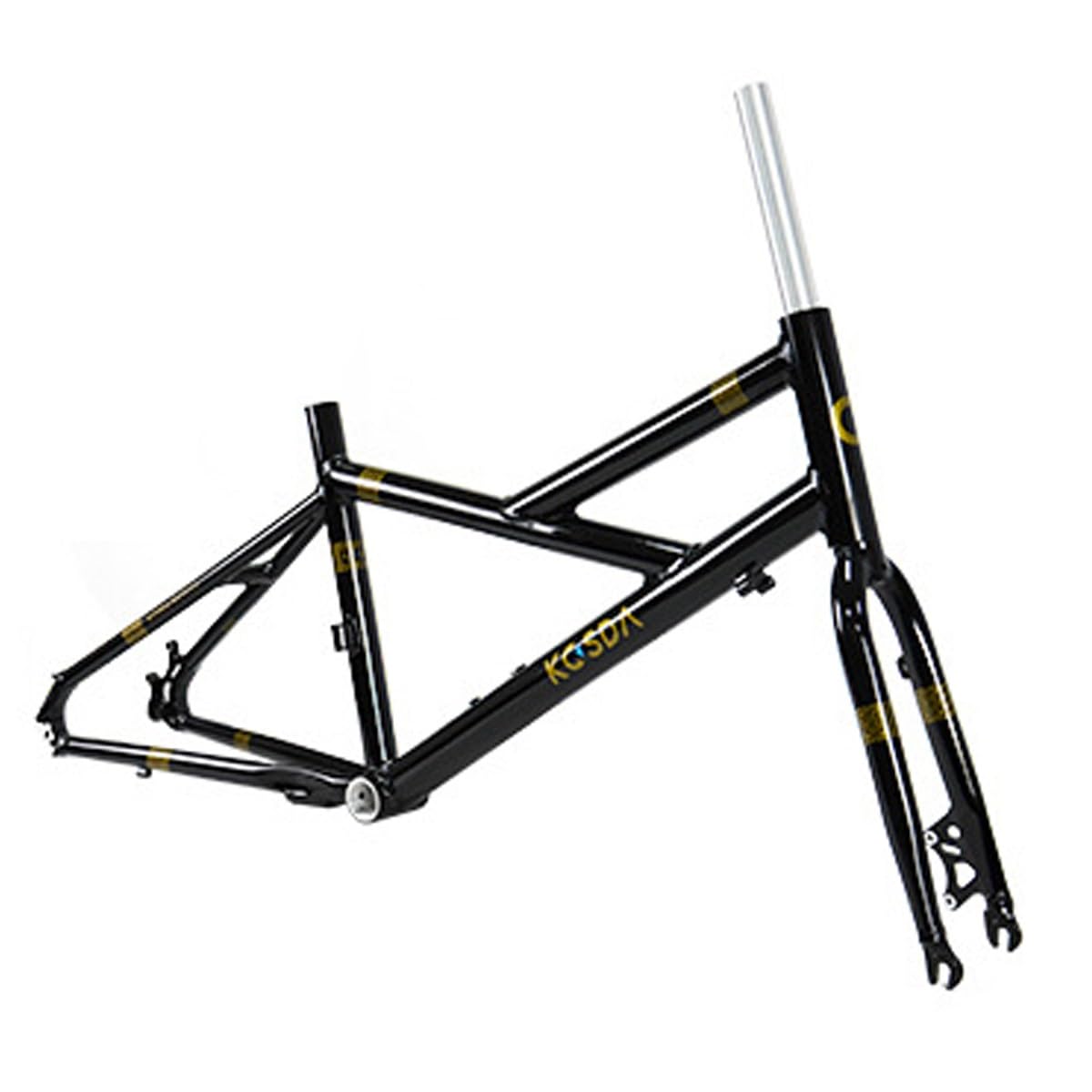 **Lightweight Aluminum Alloy Road Bike Frameset with Disc Brake - Compatible with 406-451 Wheelset, Quick Release, F100mm R135mm QR (Black) - Perfect for BMX, Commuting & Urban Cycling**