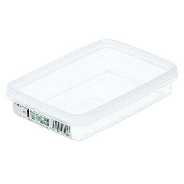 Entec Hi Pack Rectangular Stackable Food Storage Container 167x117mm | Airtight Kitchen Organizer for Meal Prep, Leftovers & Pantry Storage