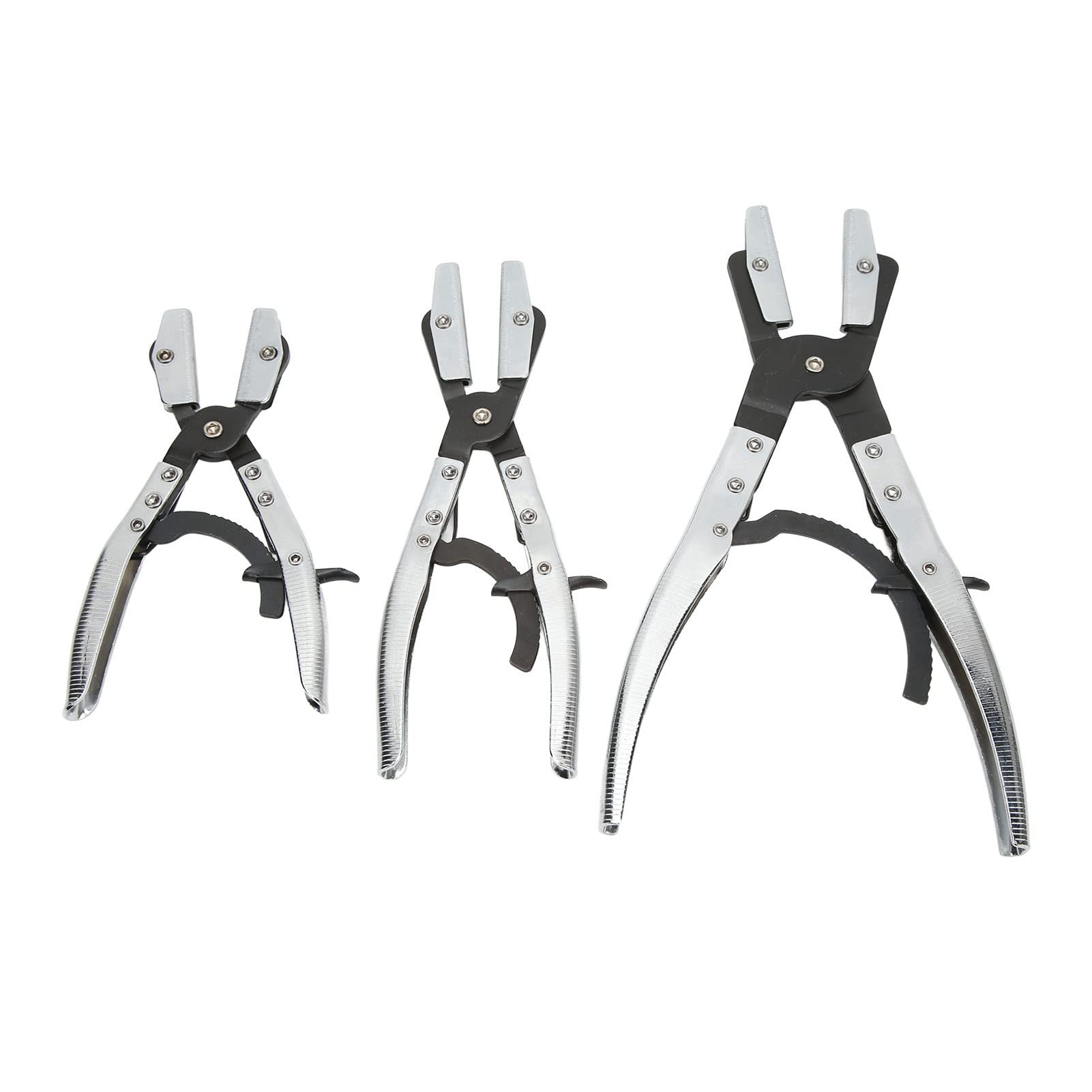 Qqmora Hose Clamp Pliers Kit - Carbon Steel Auto Locking for Radiator & Fuel Lines - DIY Car Repair