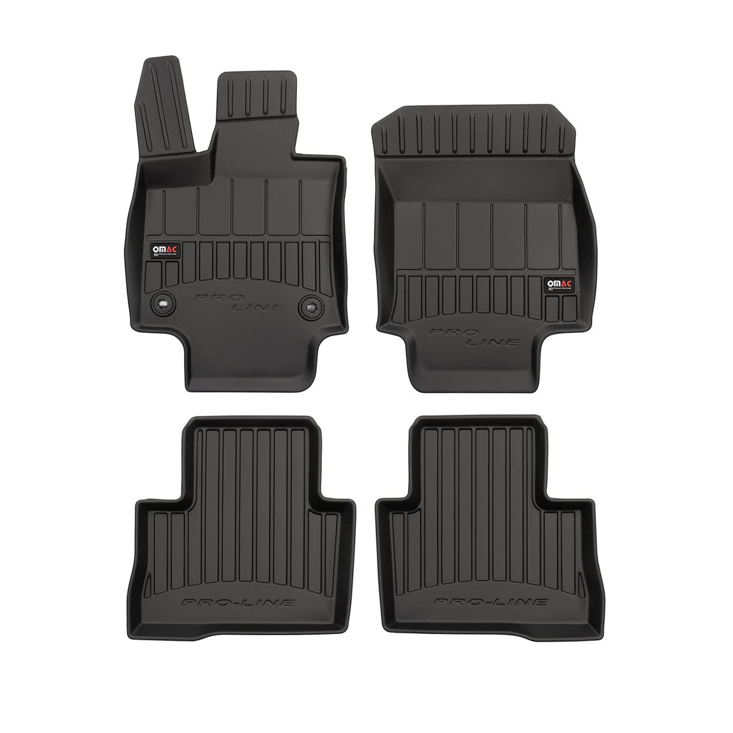 Premium All-Weather 3D Floor Mats for Toyota RAV4 2019-2025 Hybrid - Custom Fit TPE Rubber Car Mats, Waterproof, Odorless, Non-Slip Floor Liners with Laser-Measured Precision (Black) - Perfect for Daily Commutes, Road Trips & Outdoor Adventures