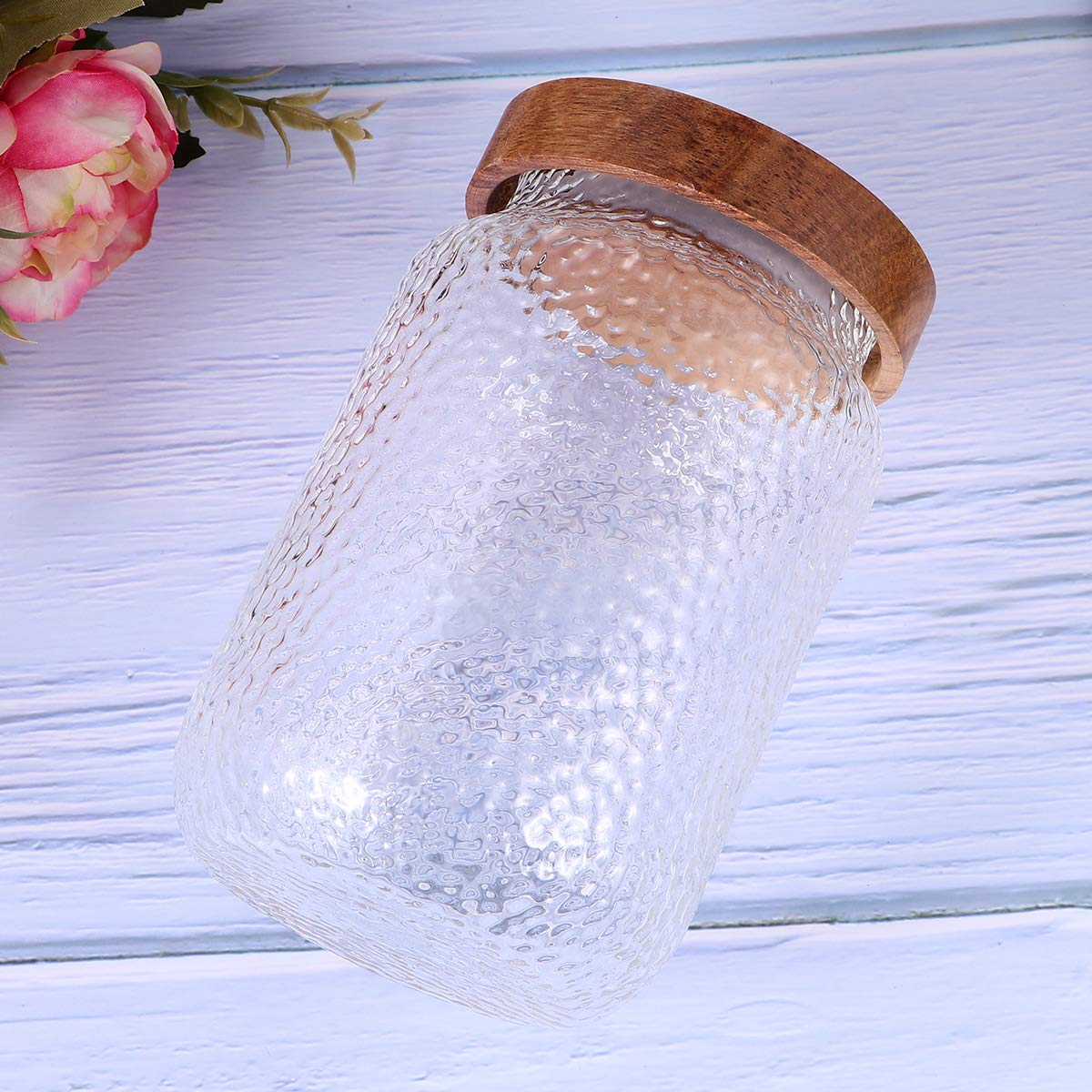 Glass Spaghetti & Food Storage Container - Airtight Terrarium Jar for Powder, Cookies & Tea | Perfect for Kitchen Pantry, Baking & Home Organization