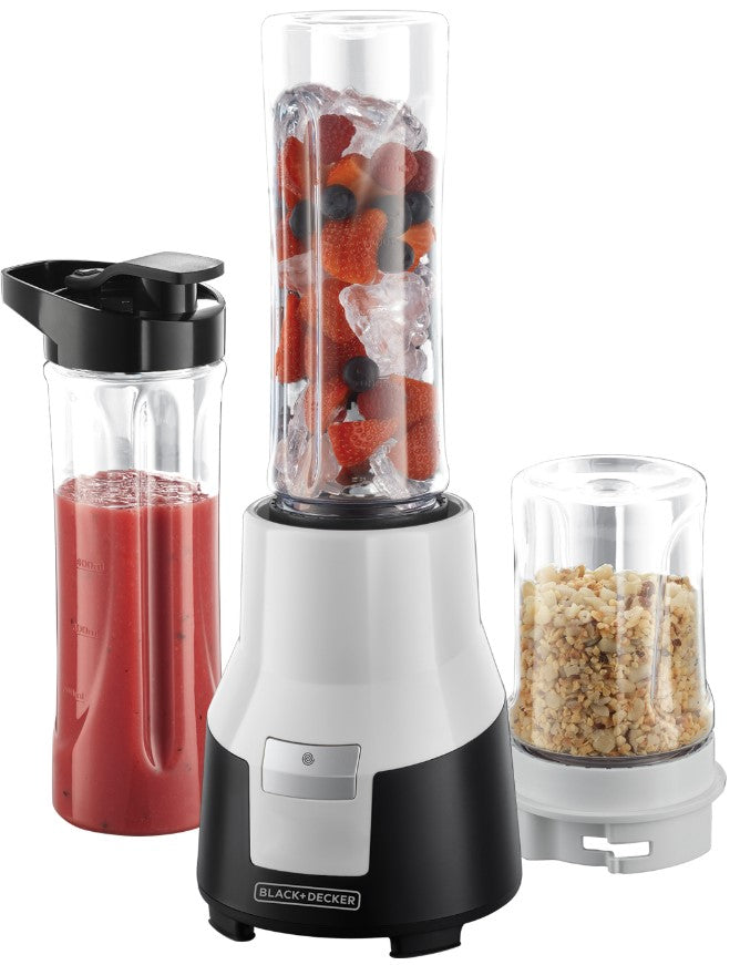 Black and Decker PB22340 CL Personal Blender - 220V for Smoothies, Shakes & Meal Prep - Perfect for Home, Office & Travel Use