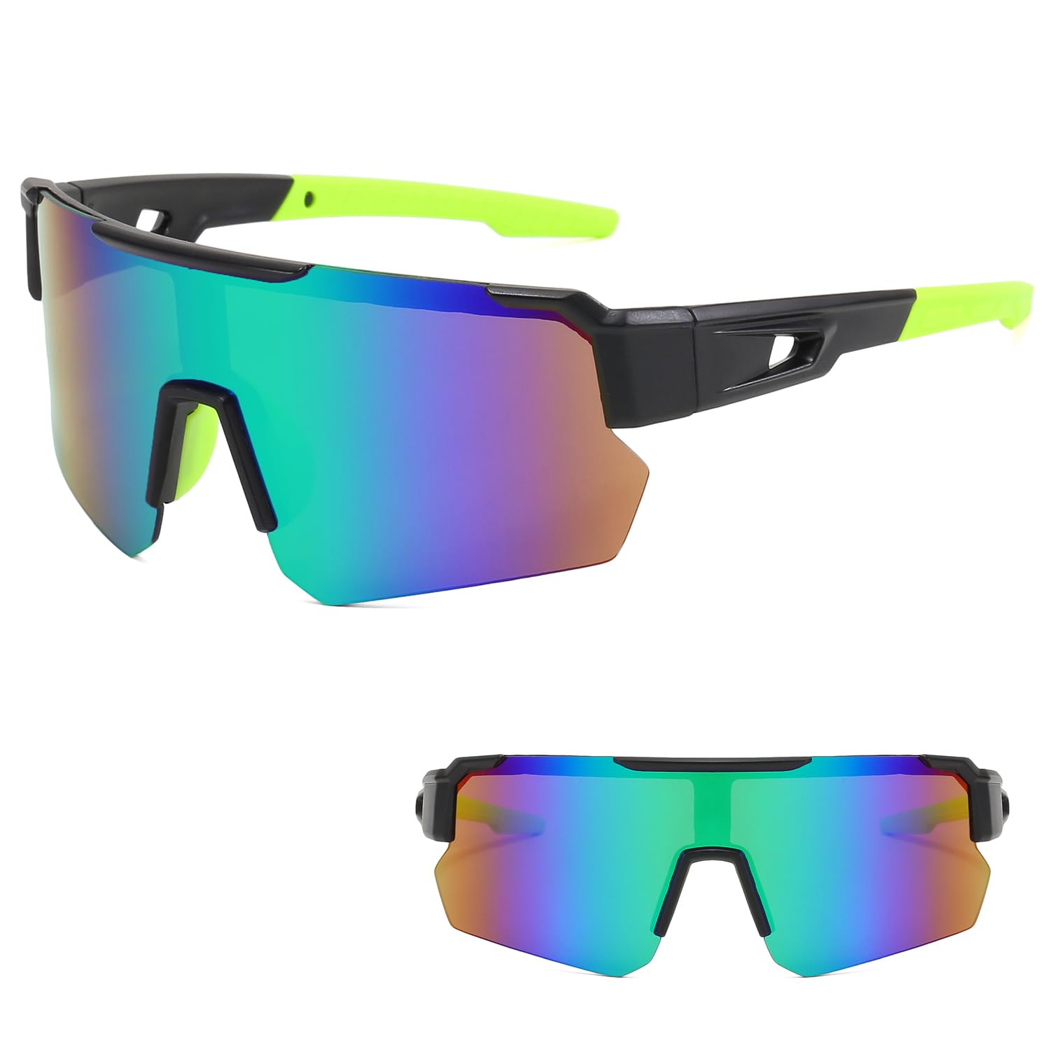 Polarized Cycling Sunglasses for Men & Women - UV400 Protection Sport Sunglasses for Running, Fishing, Golf & Baseball - Perfect for Outdoor Activities & Sports Enthusiasts