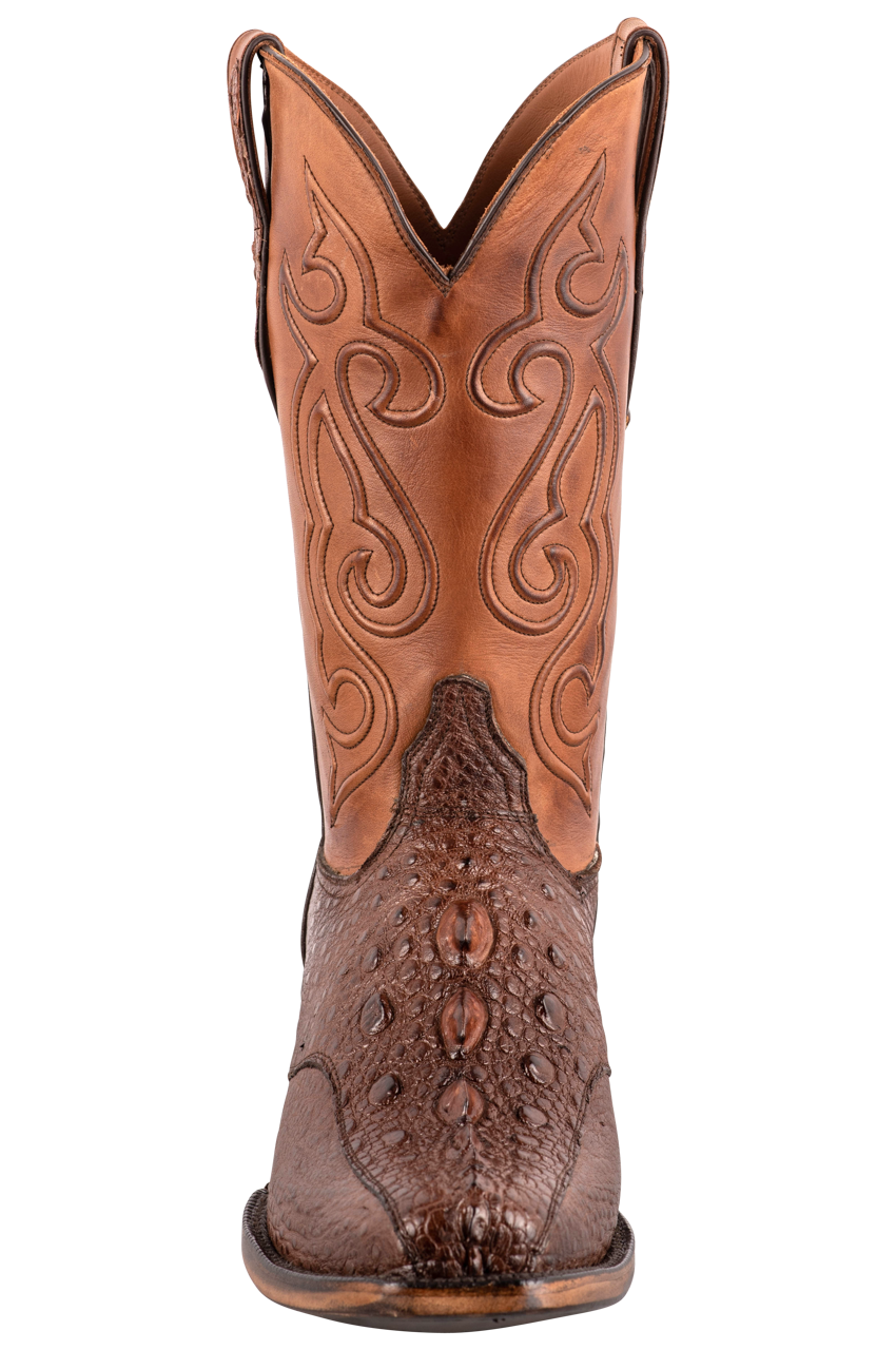 Exclusive Black Jack Snapping Turtle Cowboy Boots - Premium Brown Leather Western Boots for Men | Perfect for Rodeo, Country Dancing & Outdoor Adventures