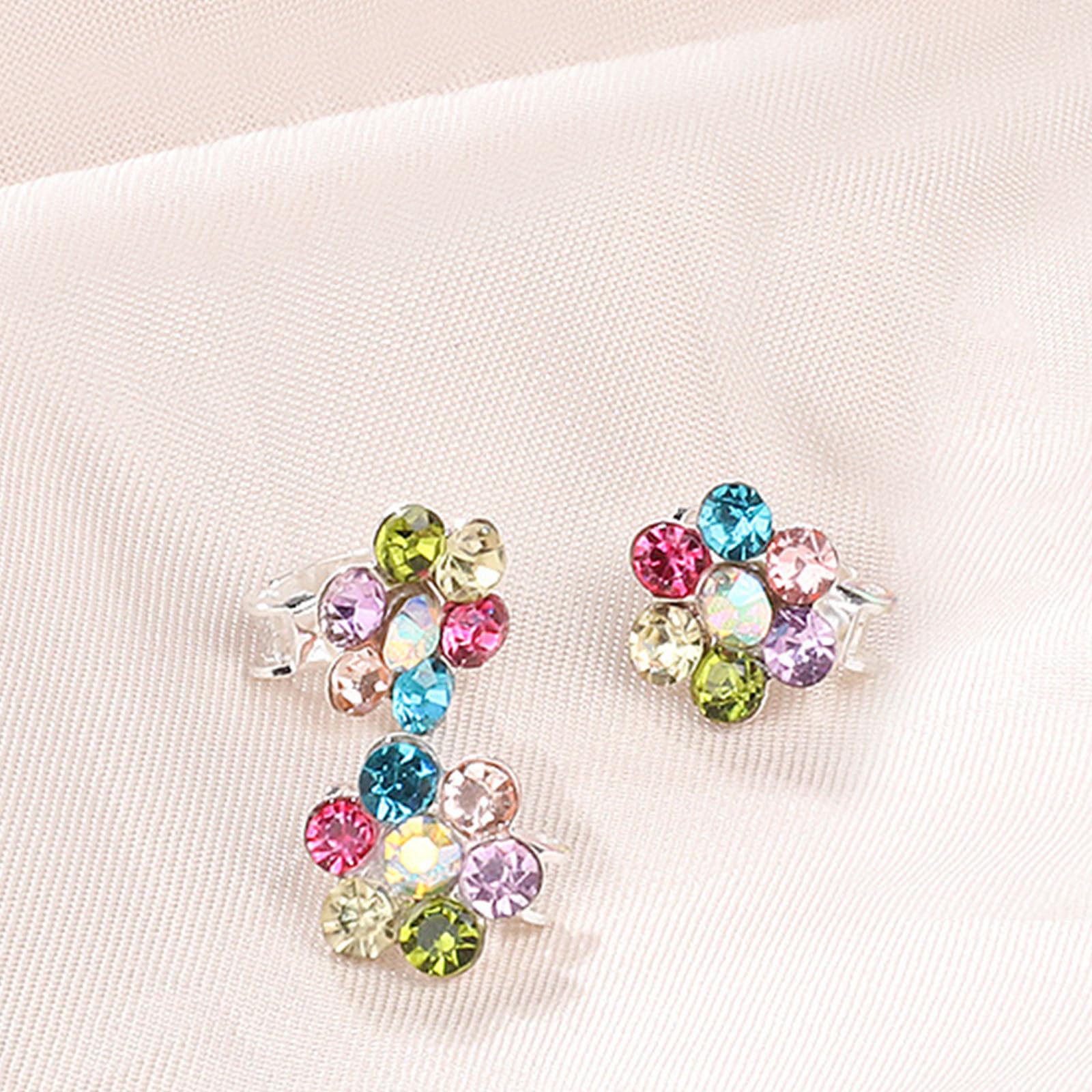 20Pcs Small Claw Hair Clips for Women - Rhinestone Flower Hair Barrettes for Thin/Medium/Thick Hair | Wedding, Bridal & Everyday Hair Accessories | Perfect for Parties, Dates & Special Occasions