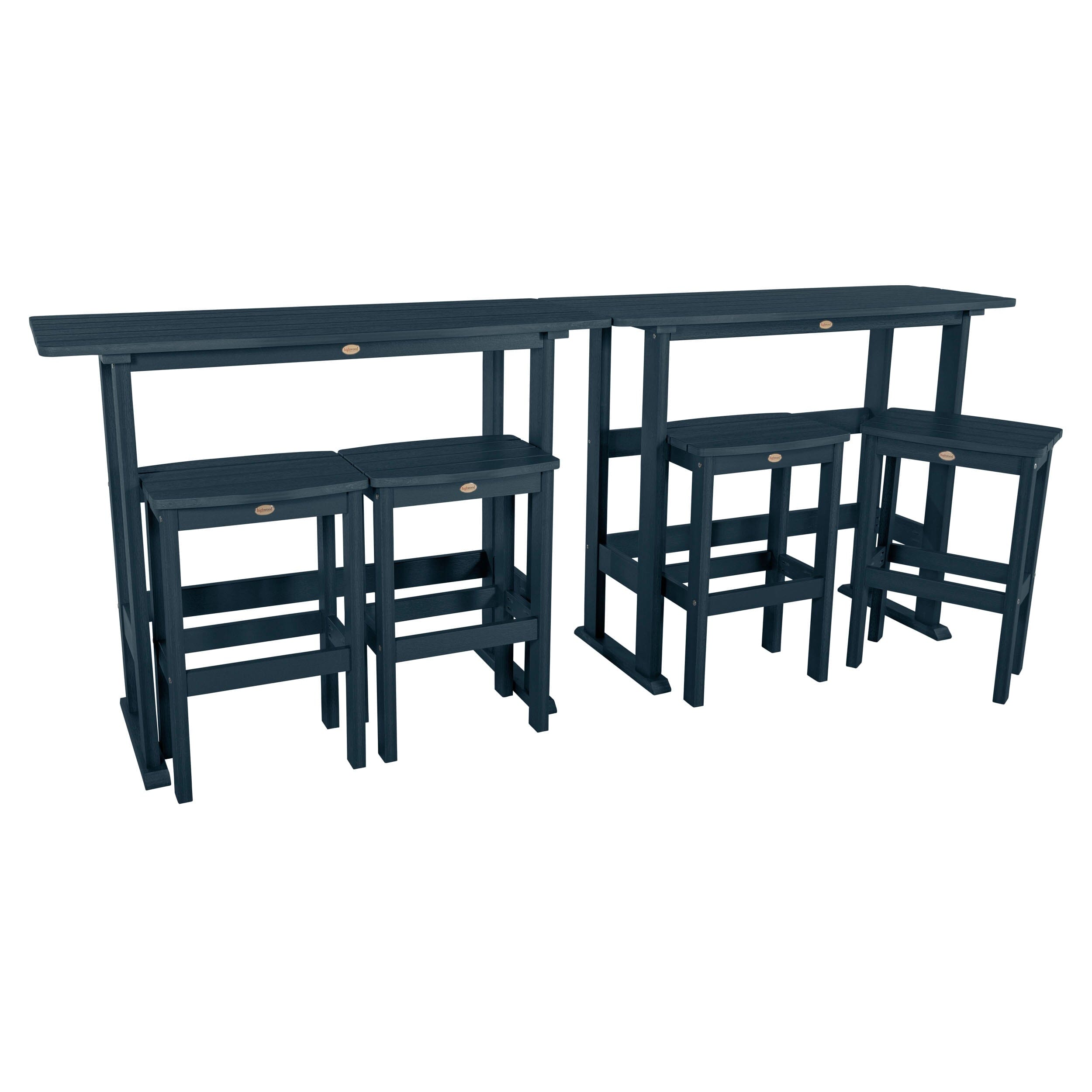 Lehigh 6-Piece Bar Height Balcony Patio Set - Outdoor Dining & Relaxing Furniture for Small Spaces