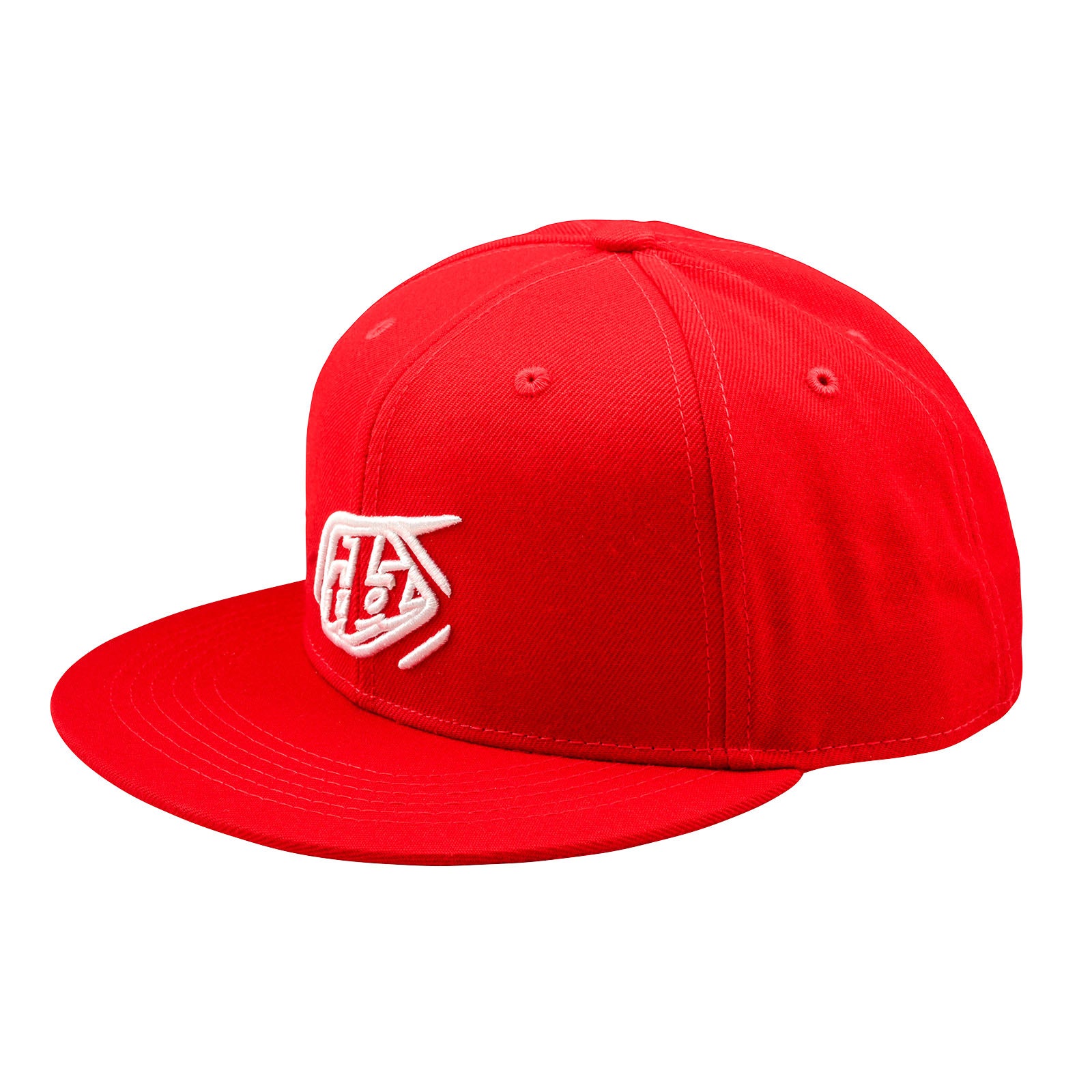 Flat Bill Snapback Hat - Adjustable Team Red Baseball Cap for Men & Women | Perfect for Sports, Casual Wear & Street Fashion
