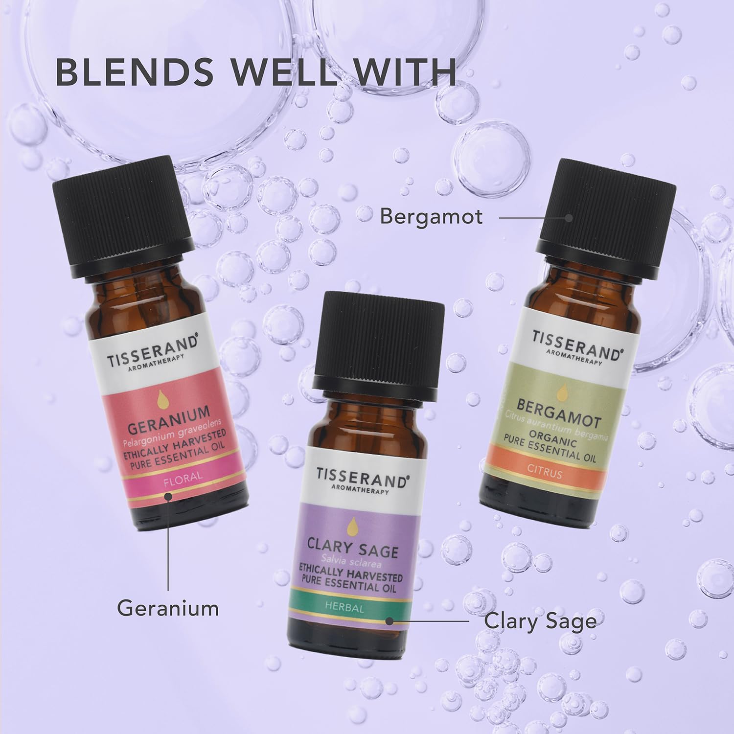 Tisserand Aromatherapy 100% Pure Lavender Essential Oil - Ethically Harvested, Natural Massage & Skin Care Oil for Diffusers, Relaxation & Stress Relief