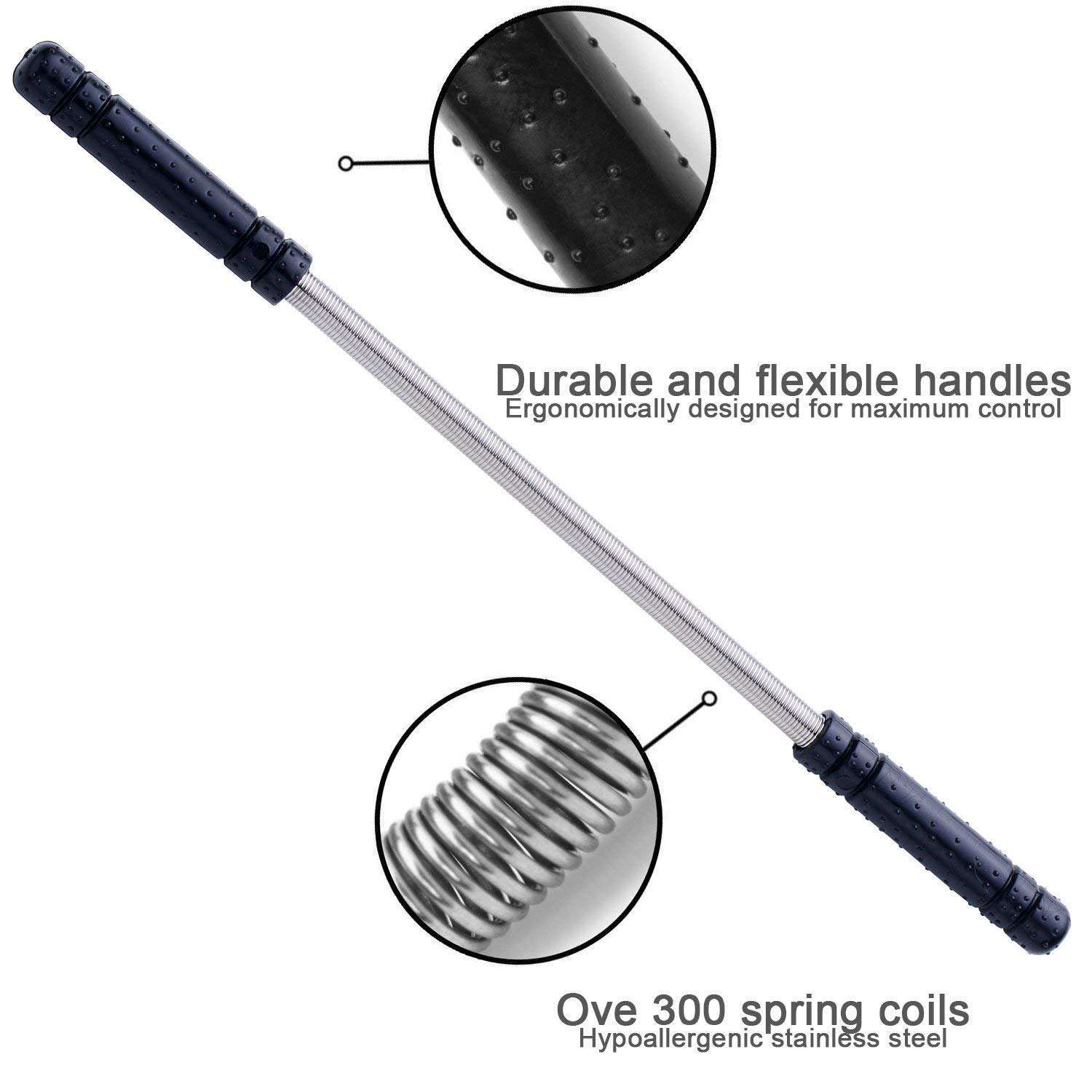 GOHO Facial Hair Remover for Women - Precision Stainless Steel Tweezers with Instruction Manual | Perfect for Eyebrows, Upper Lip & Chin Hair Removal at Home