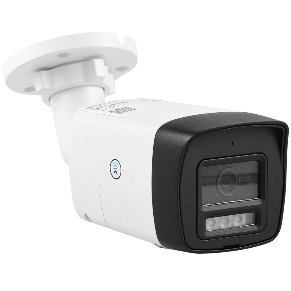 8MP/4K Smart Hybrid Light Bullet Security Camera - B083 L/S Model with PoE, Micro SD Slot & 2-Way Audio (HIK OEM) - Ideal for Home Surveillance, Business Security & Outdoor Monitoring