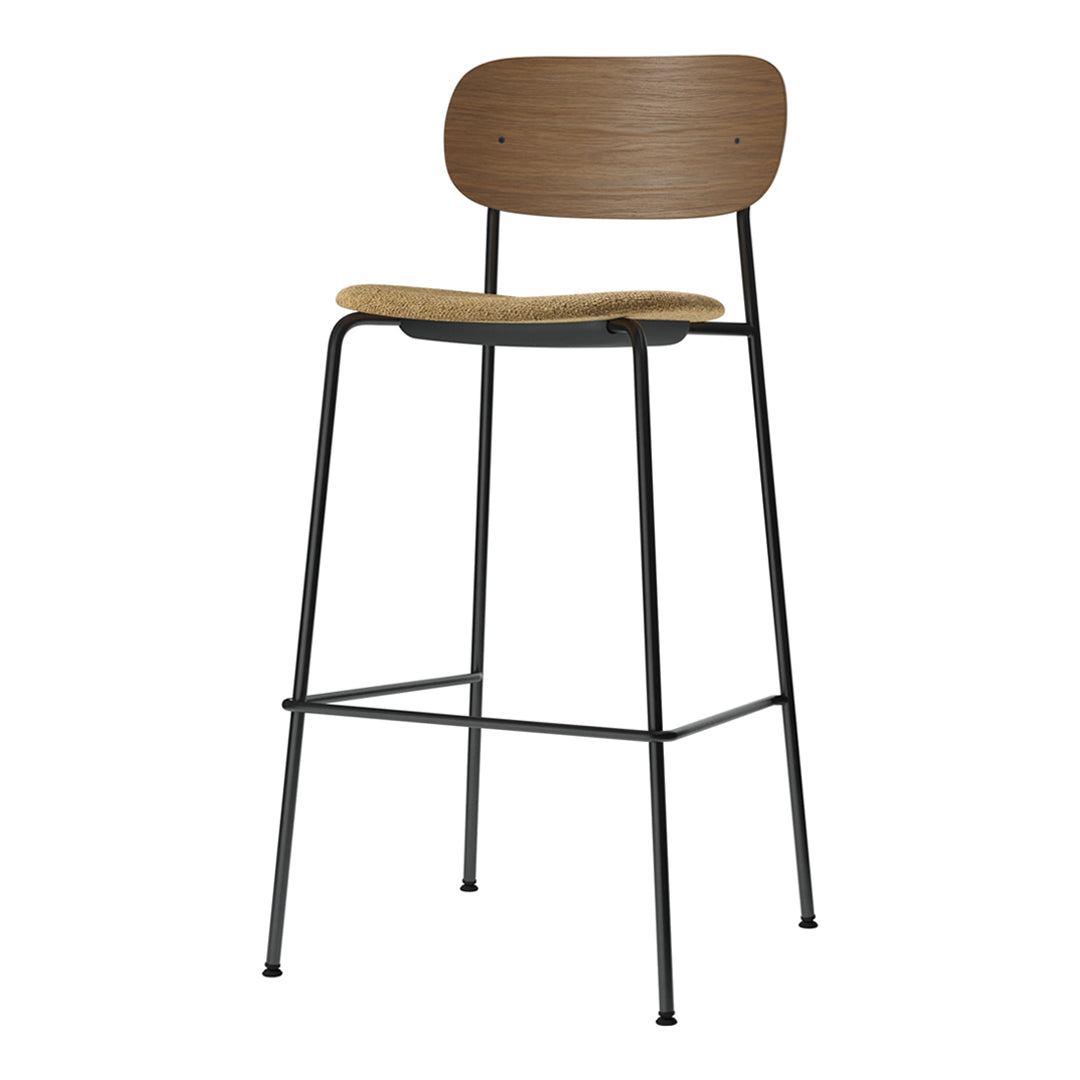 Co Bar Chair with Upholstered Seat - Modern Counter Height Stool for Kitchen Island, Bar, and Dining Room - Comfortable & Stylish Seating Solution