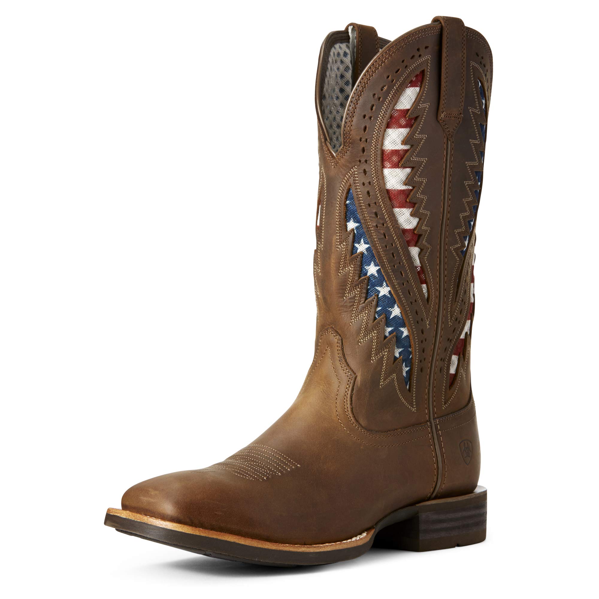 Ariat Men's Quickdraw Venttek Western Boot - Comfortable & Durable Cowboy Boots for Riding, Work & Outdoor Activities