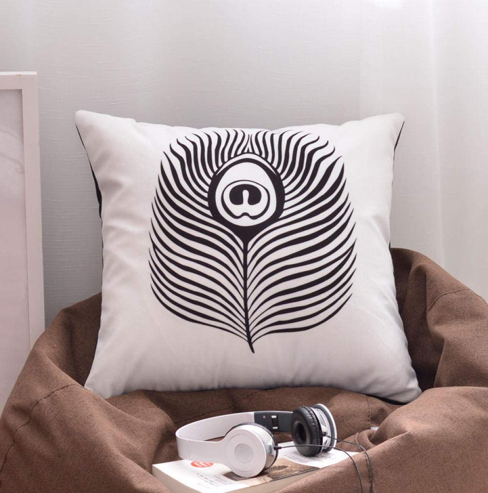 Premium Suede Sofa Pillow - Soft Lumbar Support Cushion for Sofa, Bed, Office & Car (45x45cm, White) - Perfect for Back Pain Relief & Home Decor