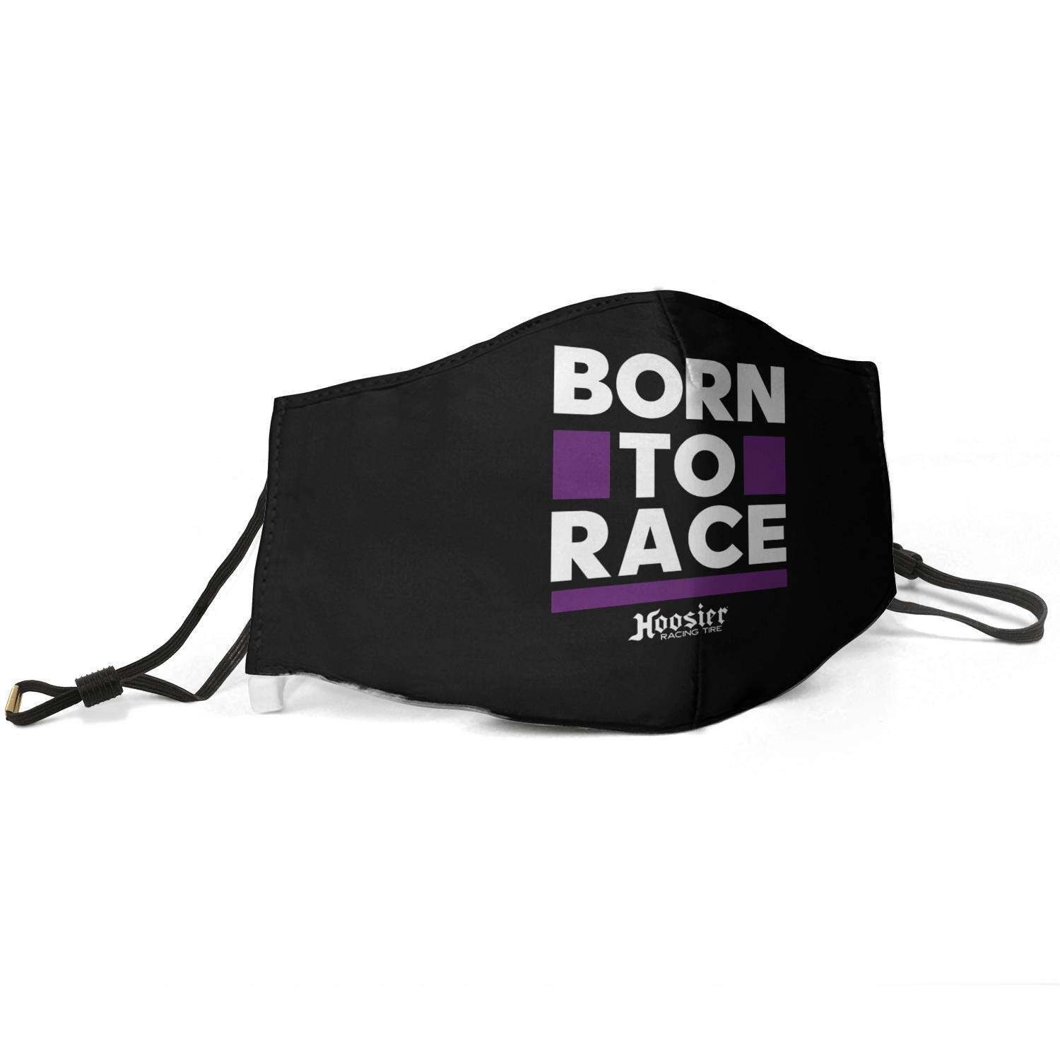 Hoosier Racing Tire Logo Face Mask for Women & Men - Adjustable Ear Loops, Comfortable Breathable Mouth Cover for Daily Wear, Sports, and Outdoor Activities
