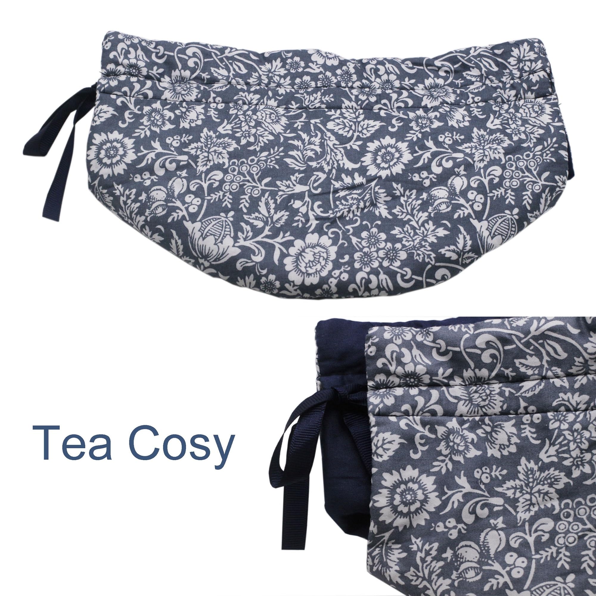 Creative Tea Pot Cover with Cork Mat - Insulated Cotton Tea Cozy for Keeping Tea Warm - Printed Breakfast Warmer for Kitchen, Hotel, Tea Party & Restaurant Use