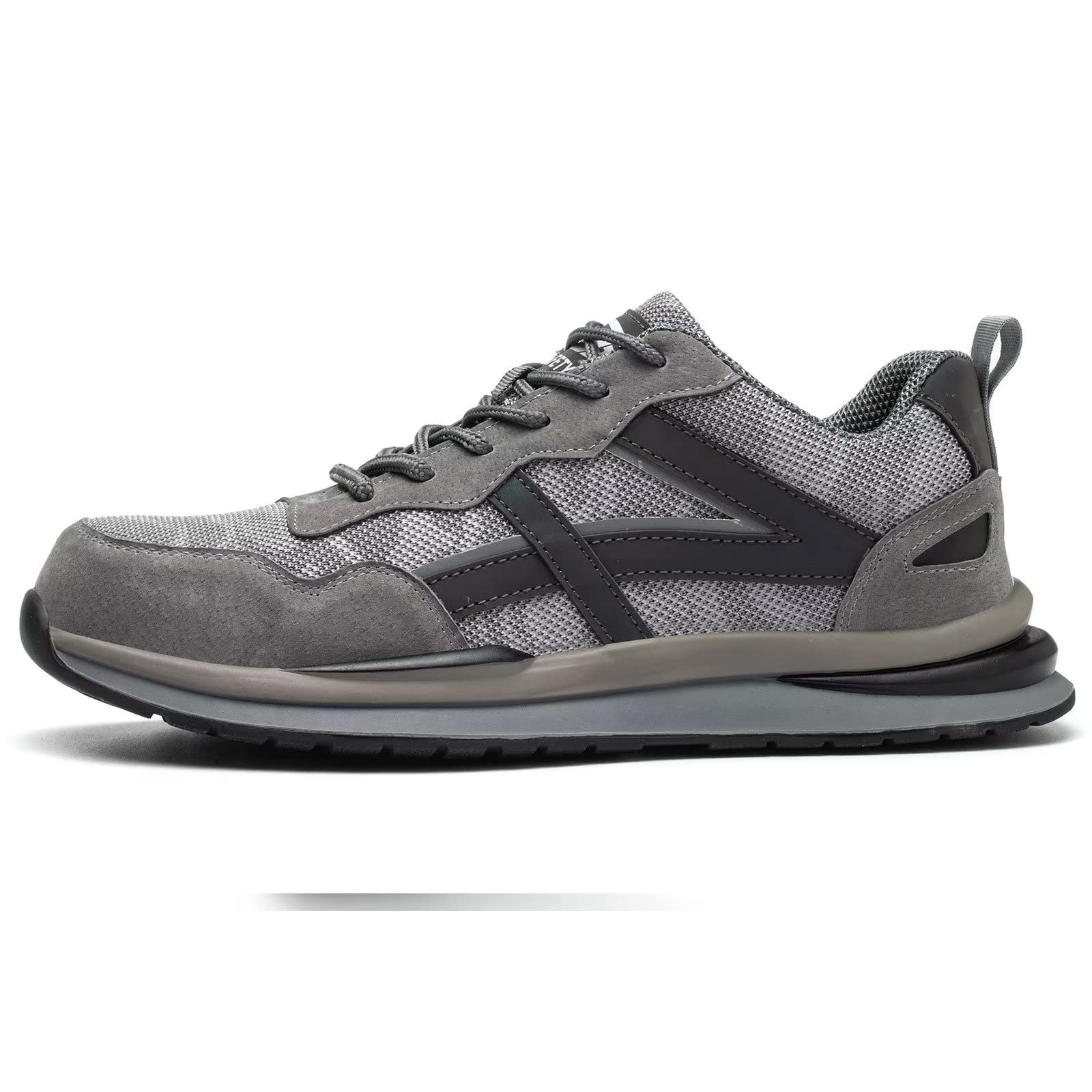 Steel Toe Work Shoes for Men & Women - Lightweight Safety Sneakers for Construction & Industrial Work