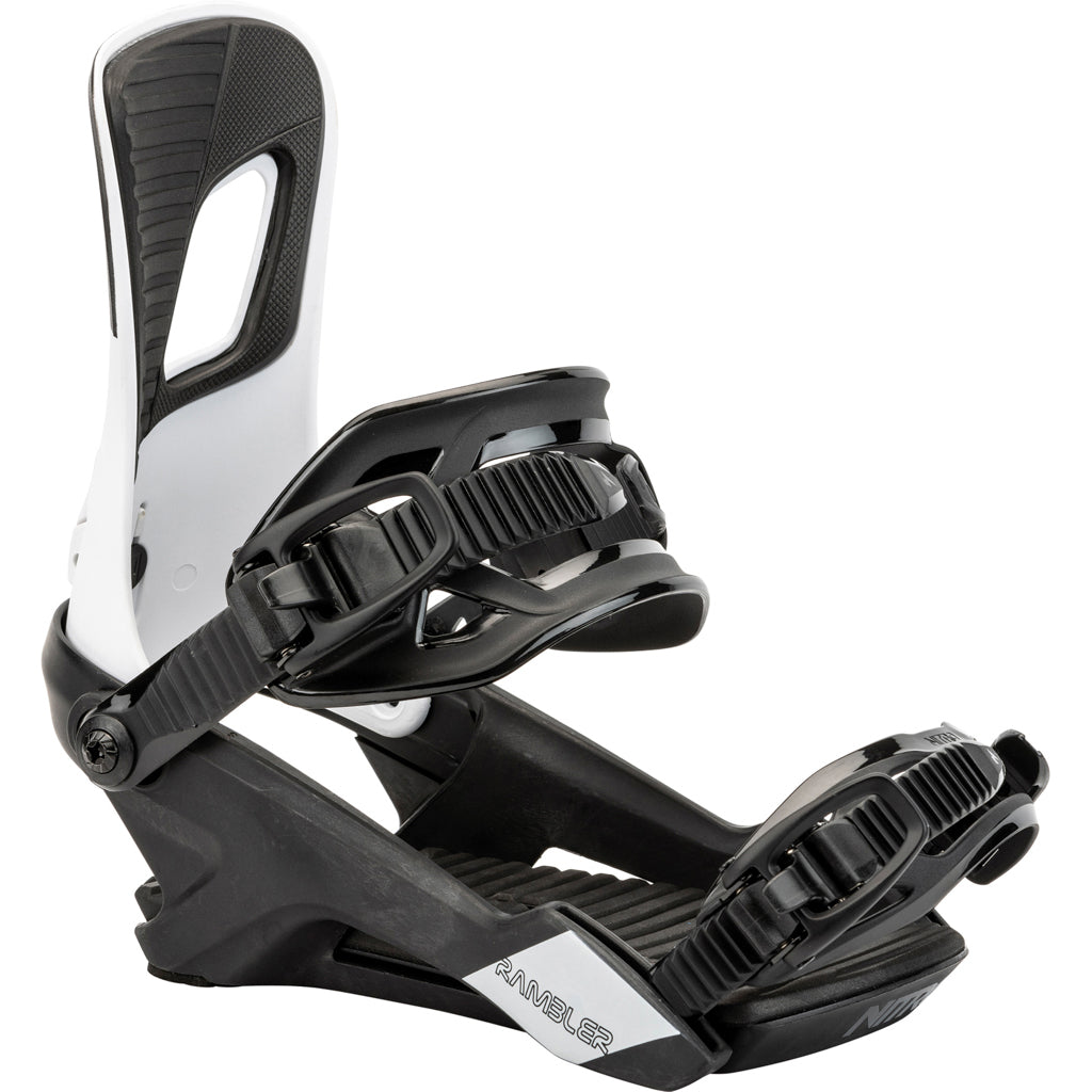 Nitro Rambler Snowboard Bindings for Men 2025 - High-Performance Snowboard Bindings for All-Mountain & Freestyle Riding