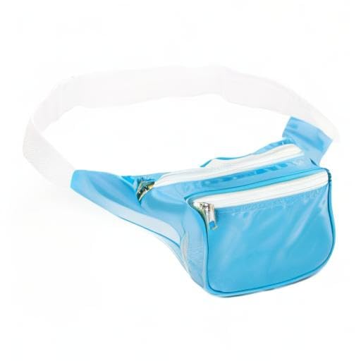 Premium Plain Fanny Pack for Men & Women - Light Blue Waist Bag | Perfect for Travel, Hiking, Running & Everyday Use