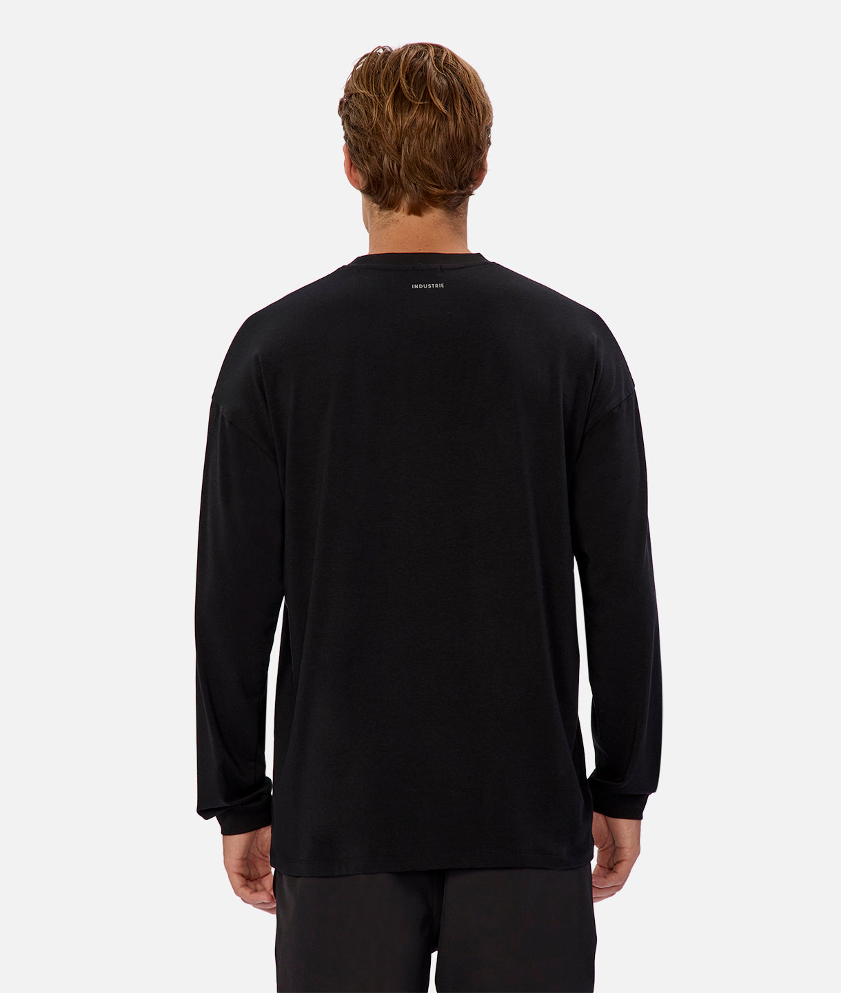 The Freeman Long Sleeve T-Shirt for Men - Premium Cotton Black Tee for Casual Wear, Workout & Everyday Comfort