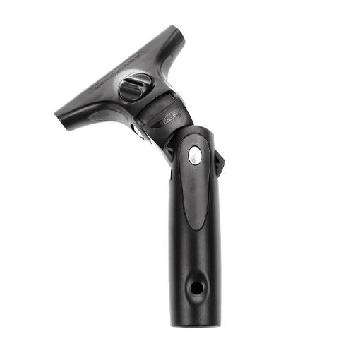 Ettore Contour Pro Super System Handle for Thick Channels - Premium Window Cleaning Squeegee with Ergonomic Grip for Professional Use on Large Glass Surfaces and Commercial Buildings