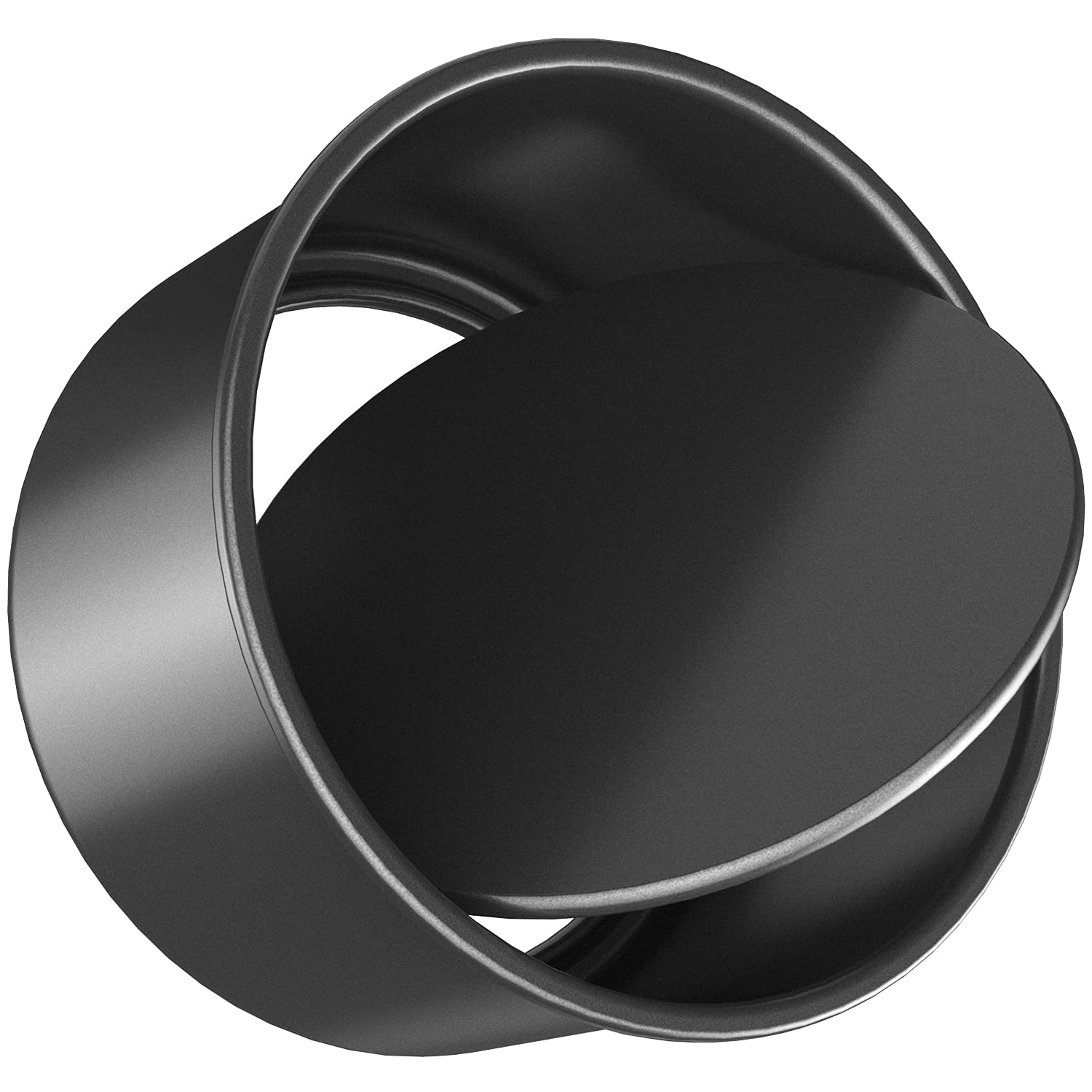 CHEFMADE 6-Inch Round Cake Pan with Removable Bottom - Nonstick Quick Release Coating for Chiffon, Cheesecake & Baking - Oven & Instant Pot Safe - Perfect for Birthdays, Parties & Home Baking (Black)