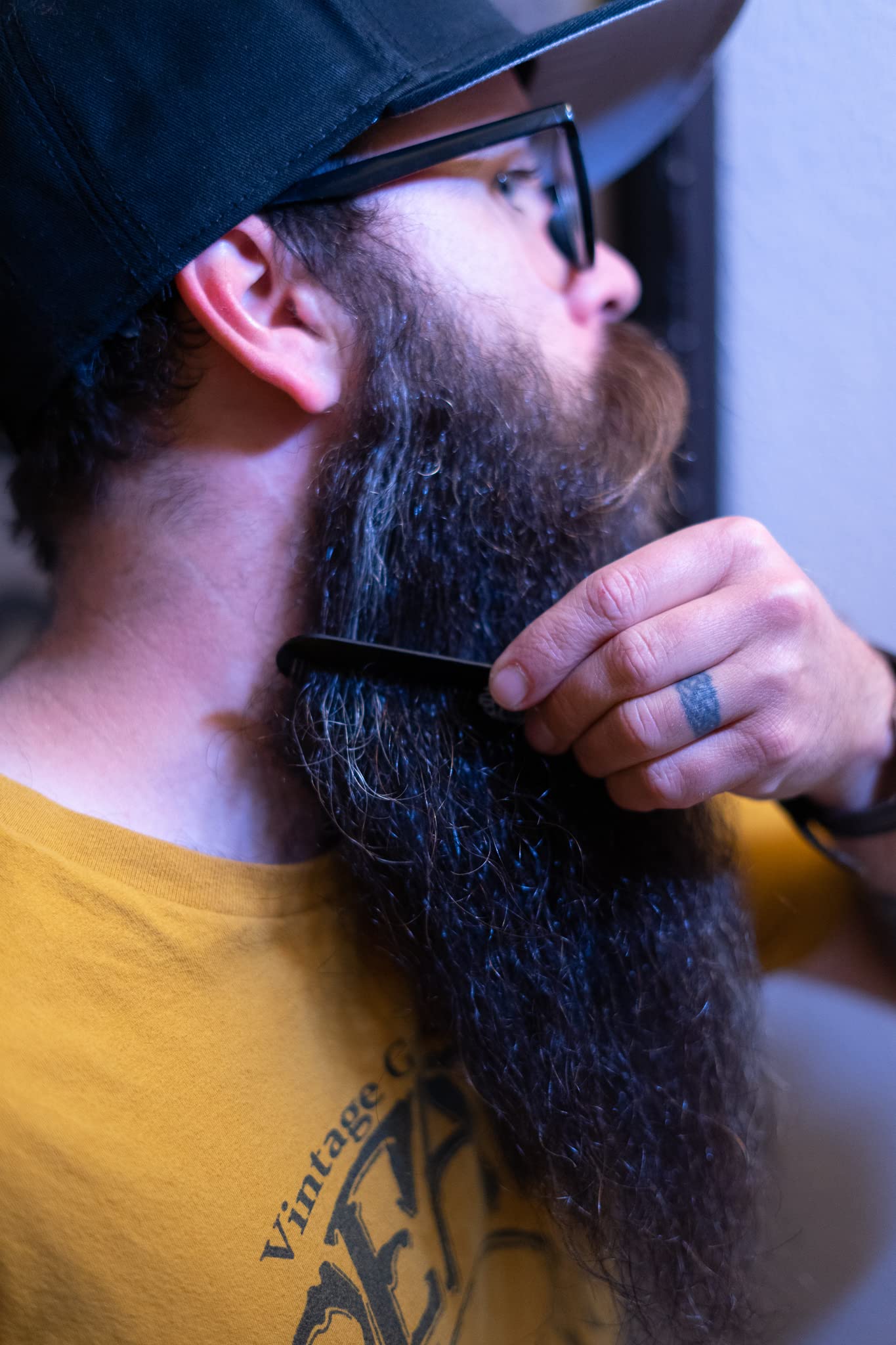 Death Grip Citrus Scented Beard Balm & Conditioner - 2oz for Soft, Healthy Facial Hair | Nighttime Grooming & Moisturizing for Beards
