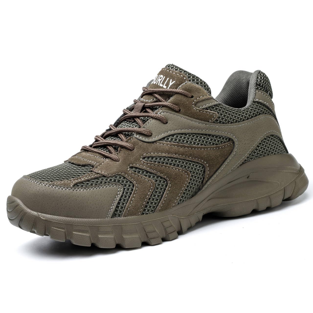 Indestructible Steel Toe Sneakers for Men & Women - Lightweight Mesh Safety Work Shoes with Puncture Proof Protection | Perfect for Construction, Warehouse & Industrial Jobs
