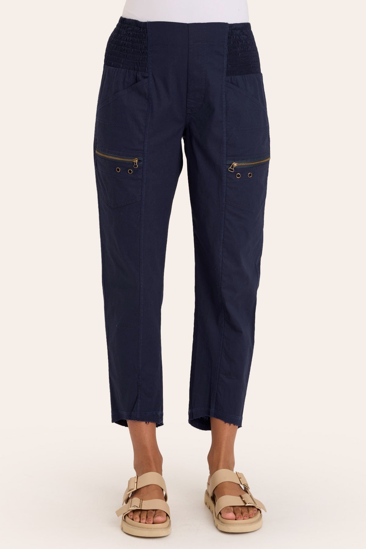 Acker Slim Fit Zipper Pants for Men - Comfortable Stretchable Trousers for Casual Wear, Work & Travel
