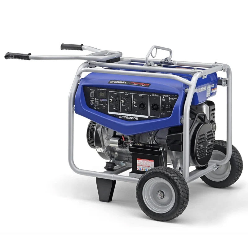 Yamaha EF7200DE 7200 Watt Portable Generator with Electric Start & CO Sensor - Perfect for Home Backup Power, Camping, and Outdoor Events
