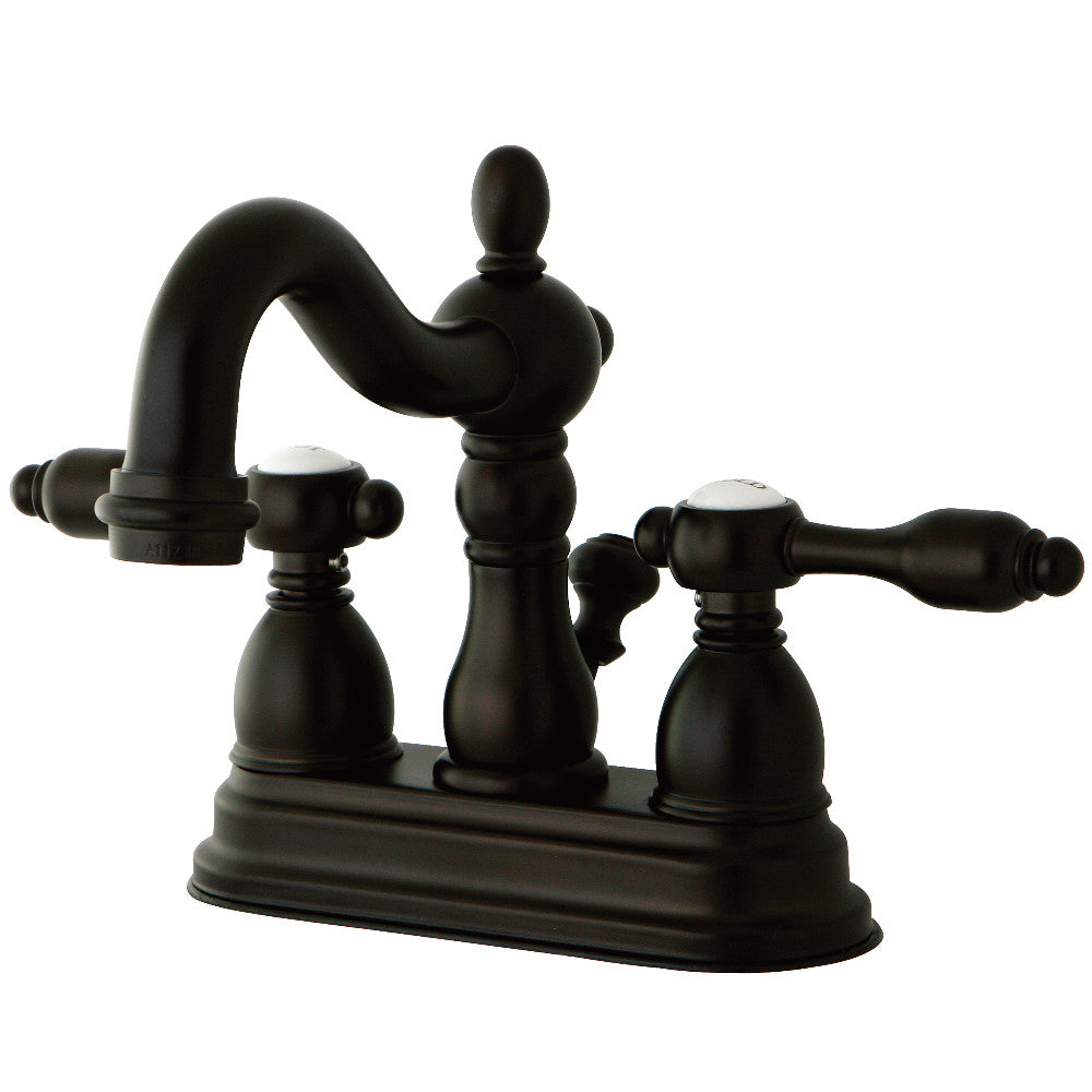 Kingston Brass KB1601TAL 4-Inch Centerset Bathroom Faucet - Modern Water-Saving Design for Vanity Sinks, Powder Rooms & Guest Bathrooms