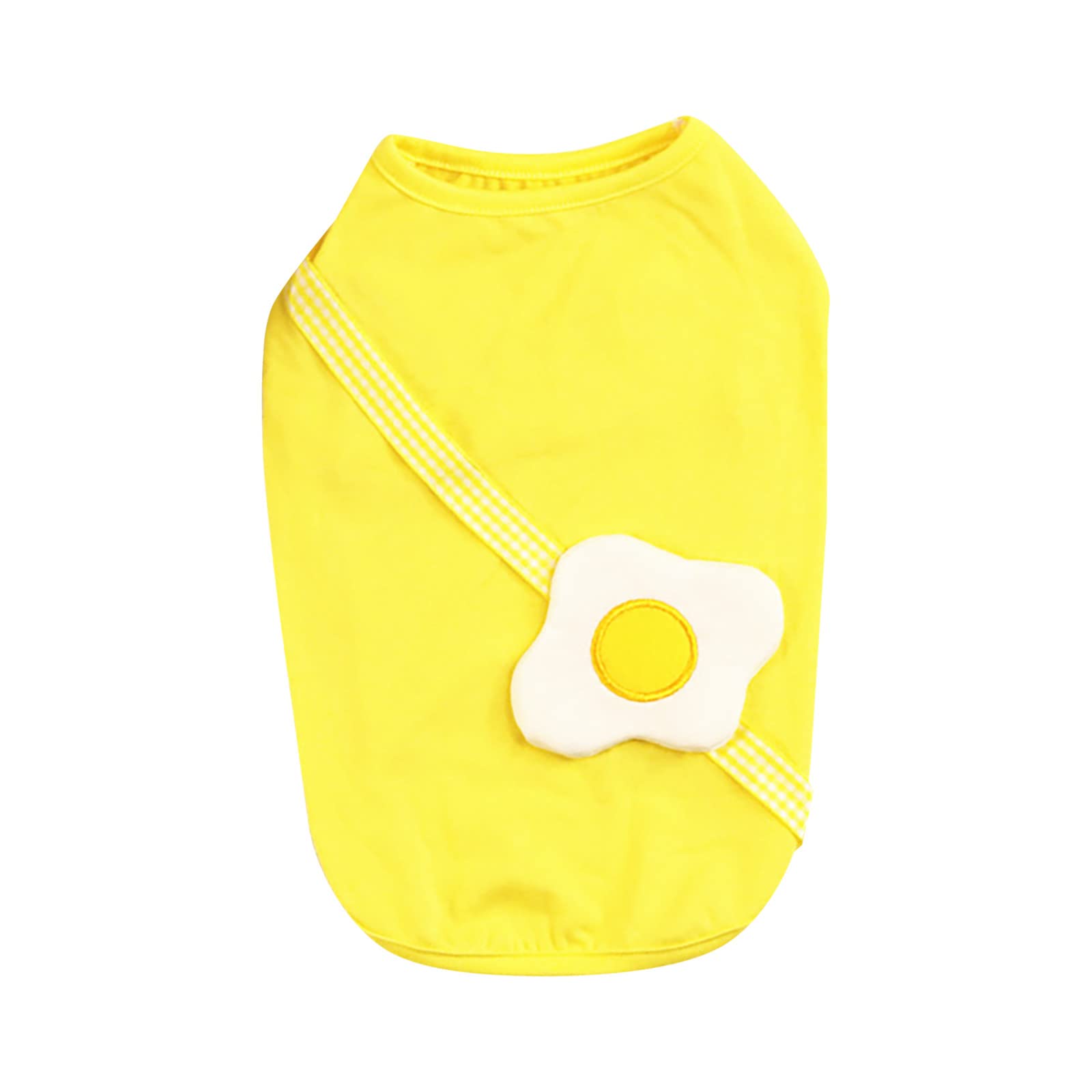 Summer Pet Clothes for Cats & Dogs - Lightweight Egg Vest for Hot Weather