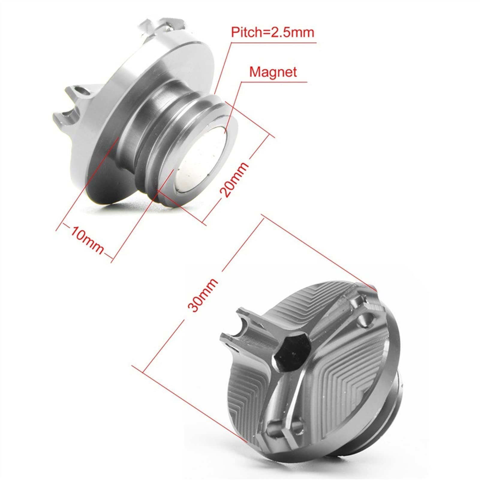 Ducati MONSTER 696 796 797 821 1100 EVO MULTISTRADA 1200/S Motorcycle Aluminum Engine Plug Cover Oil Filler Cap - High Performance Black Replacement Part for Enhanced Engine Protection & Style Upgrade