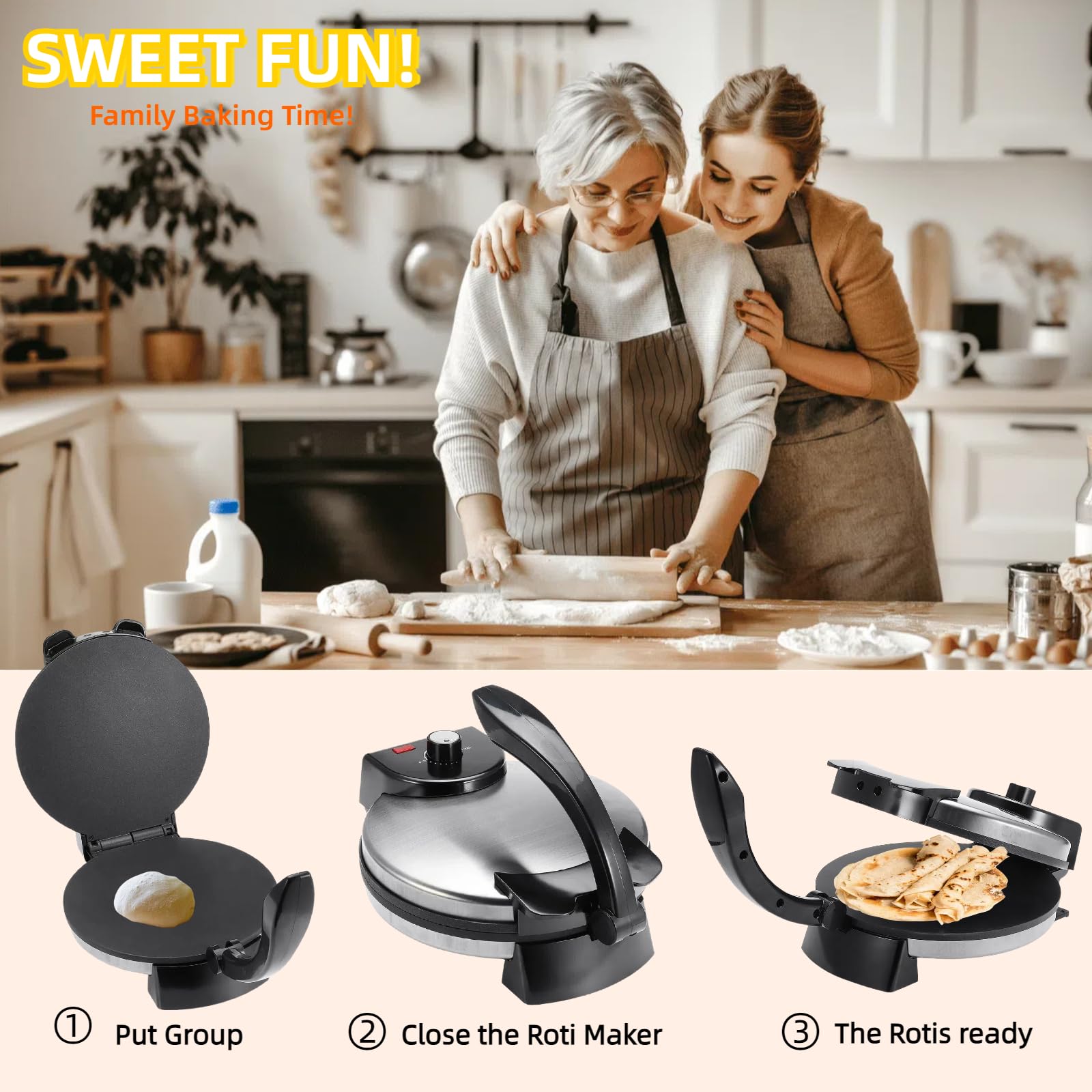 Electric Tortilla Maker Machine - 10