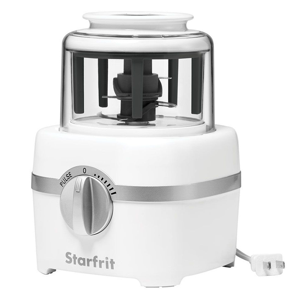 STARFRIT 24220 Food Chopper - 3.5 Cup Capacity, Manual Vegetable & Fruit Dicer, Onion Mincer with Stainless Steel Blades - Perfect for Meal Prep, Salad Making & Salsa Dicing