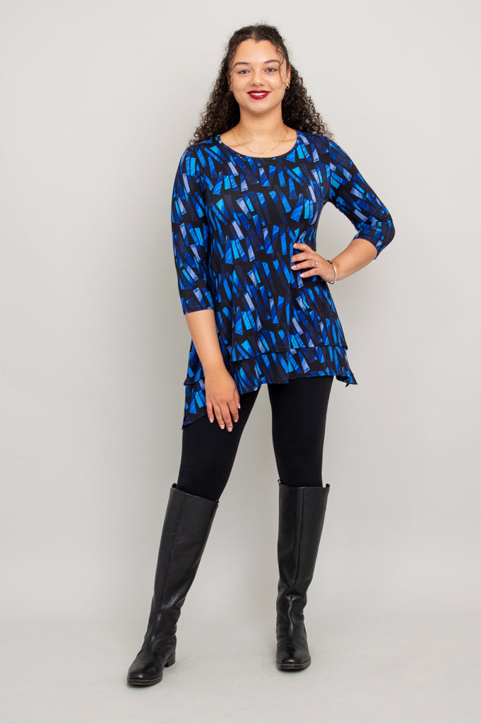 Kindness Tunic Top - Soft Bamboo Fabric Women's Blouse - Perfect for Work, Casual Wear & Special Occasions
