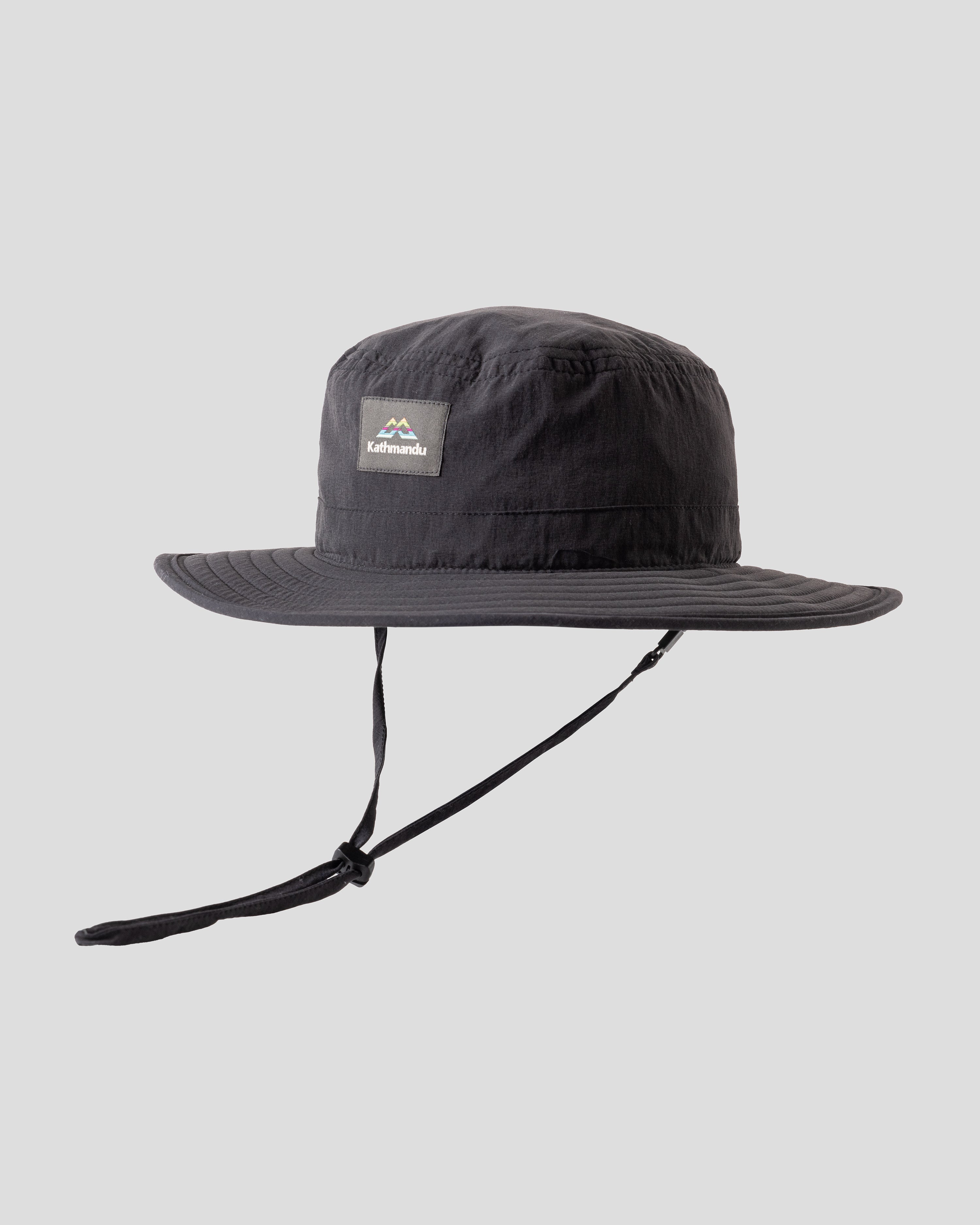 UPF 50+ Kids' Sun Protection Wide Brim Hat - Black - Perfect for Beach, Outdoor Play & Summer Activities