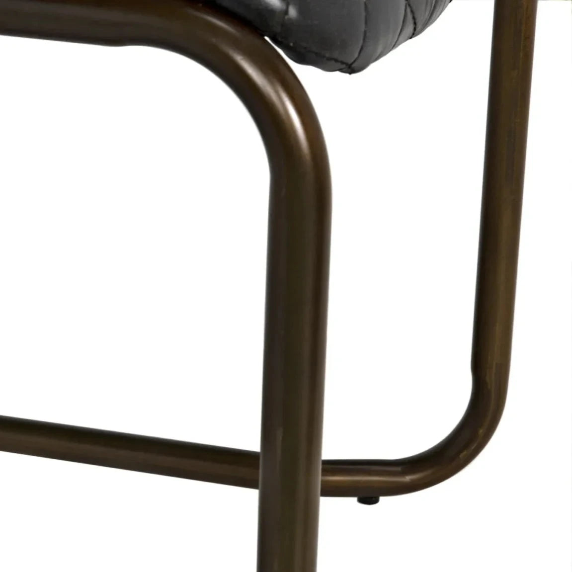 Luxury Quilted Leather Cantilever Arm Chair - Modern Office & Living Room Furniture for Home & Workspace - Perfect for Executive Desks, Lounges & Waiting Areas